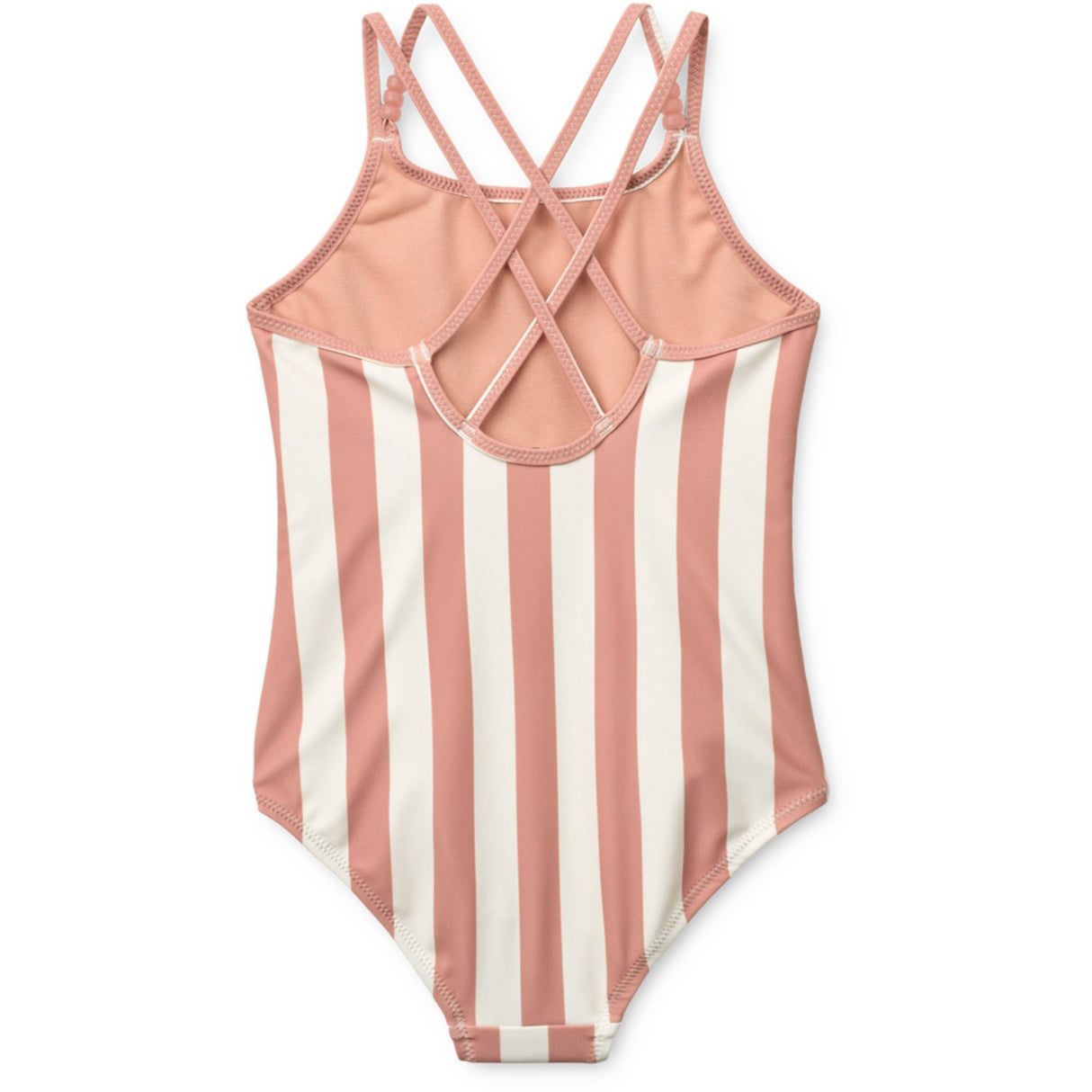 LIEWOOD Coral Blush / Creme De La Creme Stripe Suna Stripe Swimsuit