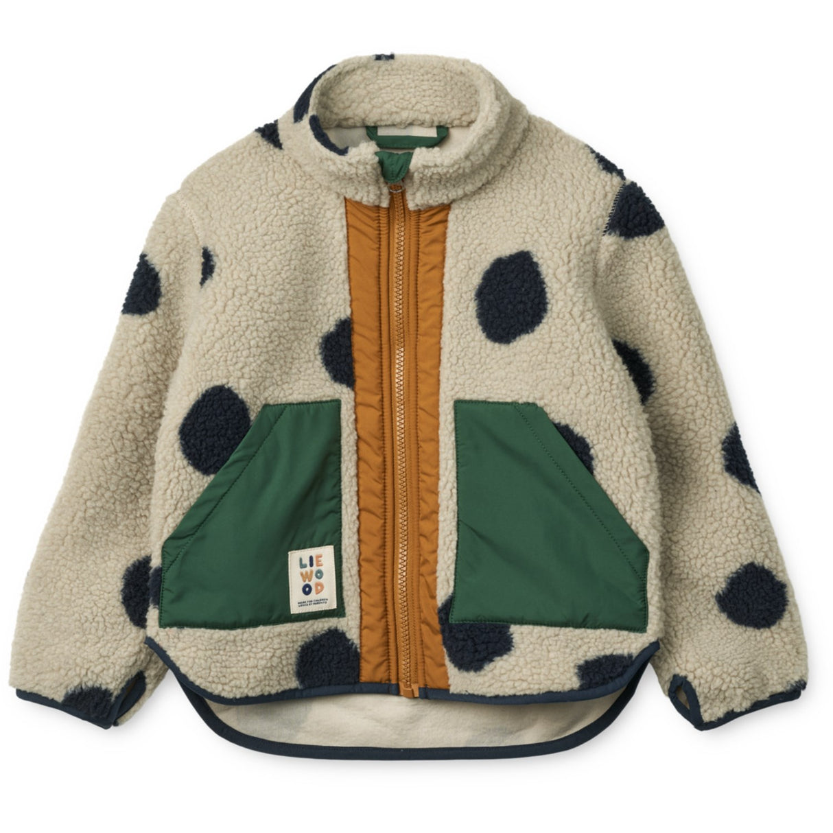 LIEWOOD Spot Dots / Mist Noam Pile Jacket