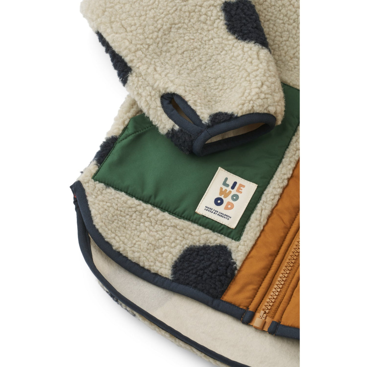 LIEWOOD Spot Dots / Mist Noam Pile Jacket