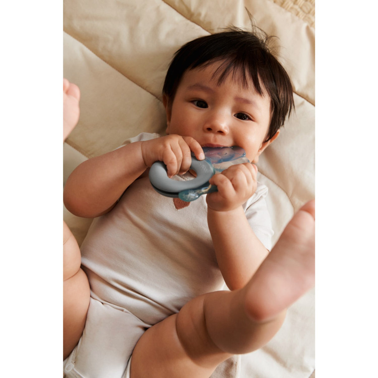 LIEWOOD Sandy / Dove Blue Rita Elephant Cooling Teether 2-Pack