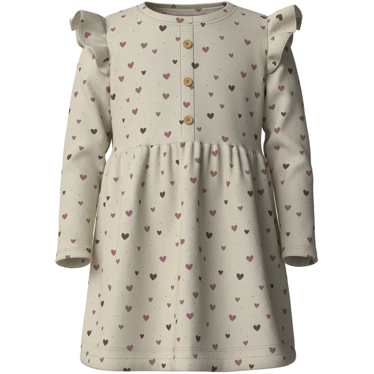 Name It Almond Milk Nmfhayla Ls Light Swe Dress