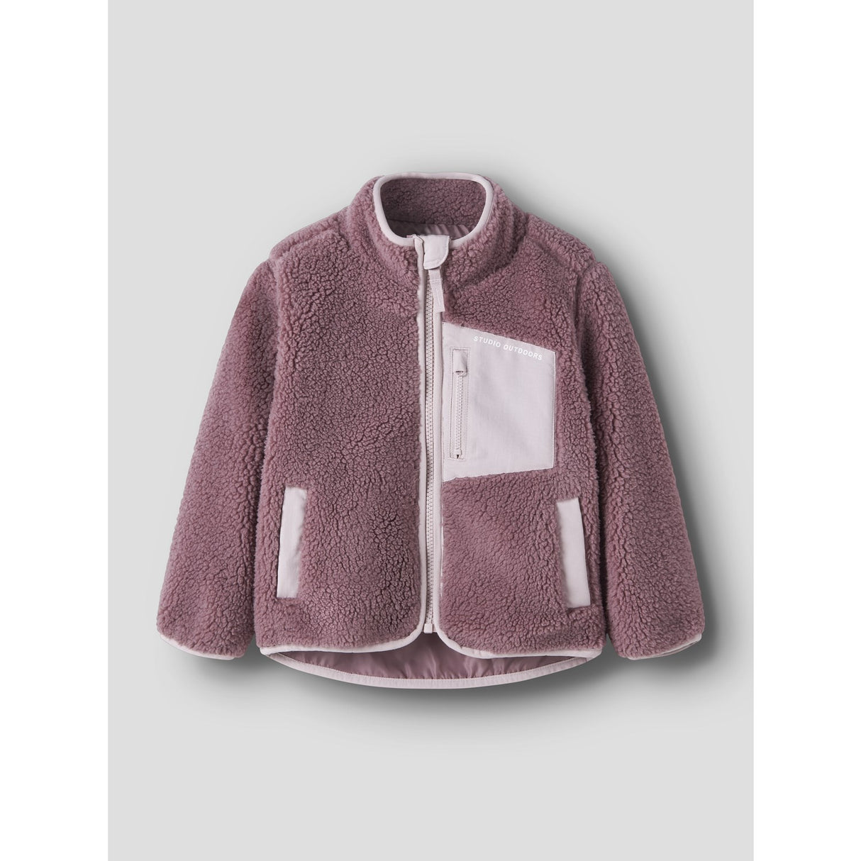 Name It Wistful Mauve Nmnmattia Sherpa Jacket Pb1