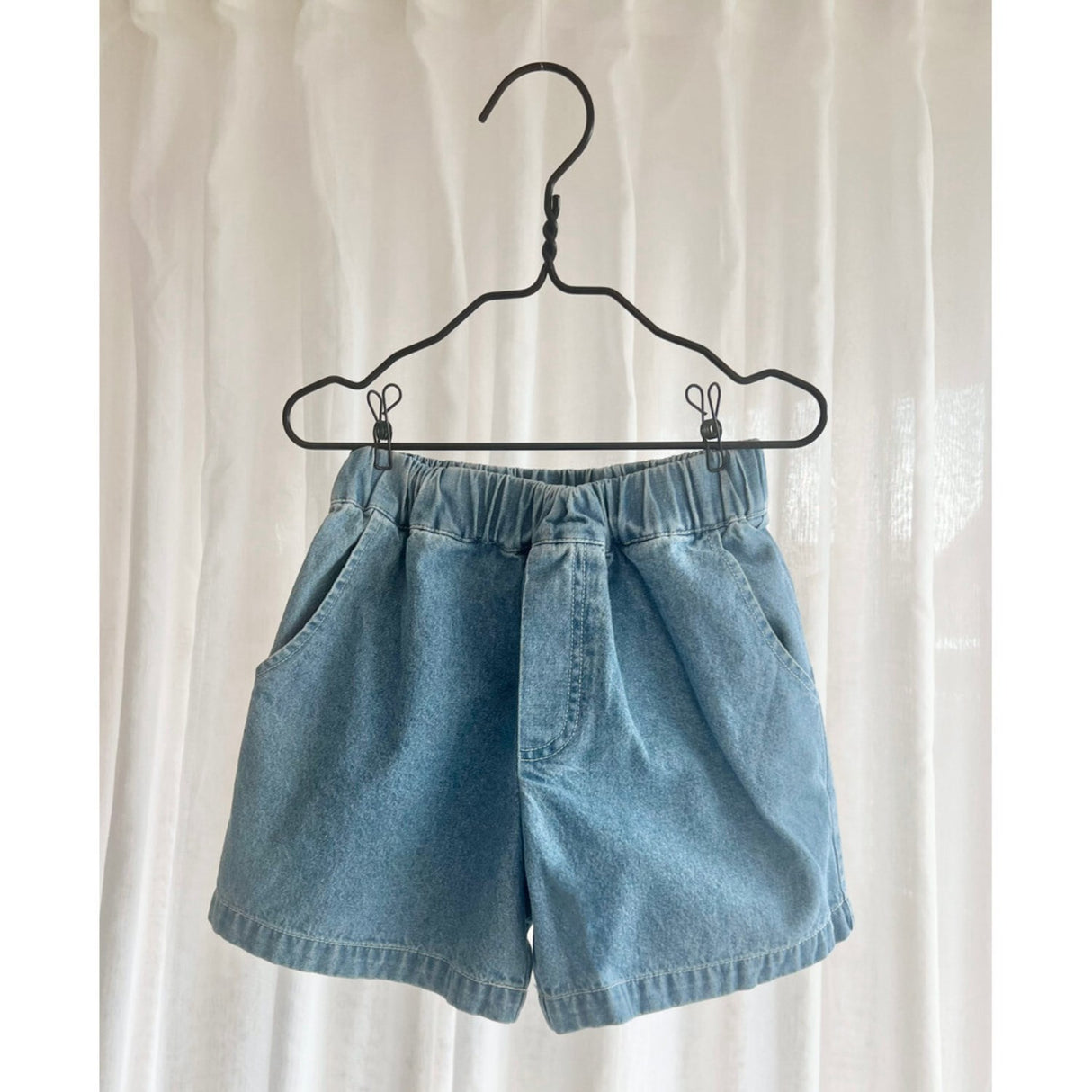 Fliink Light Denim Blue Don Denim Shorts