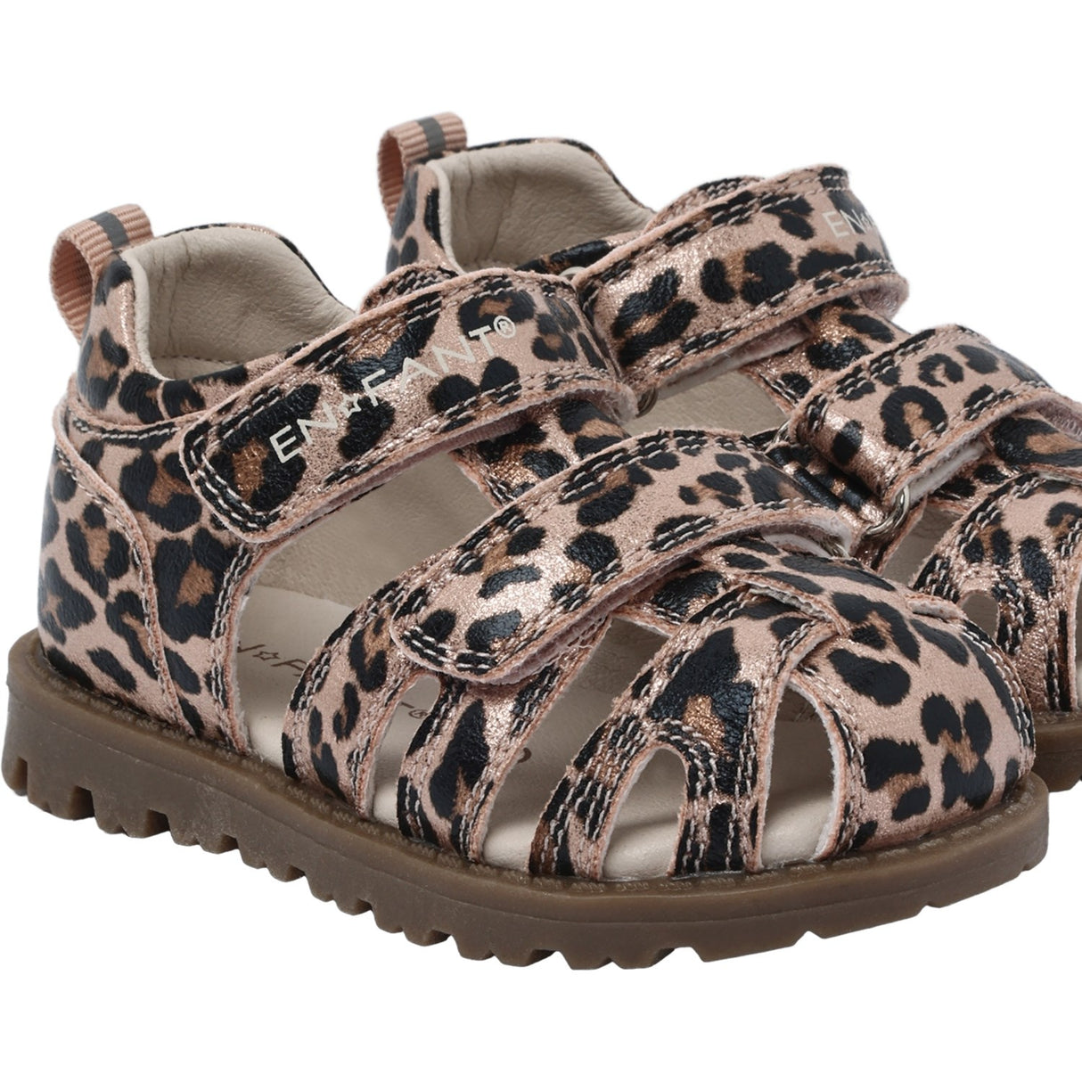 En Fant Sepia Rose Sandal Velcro