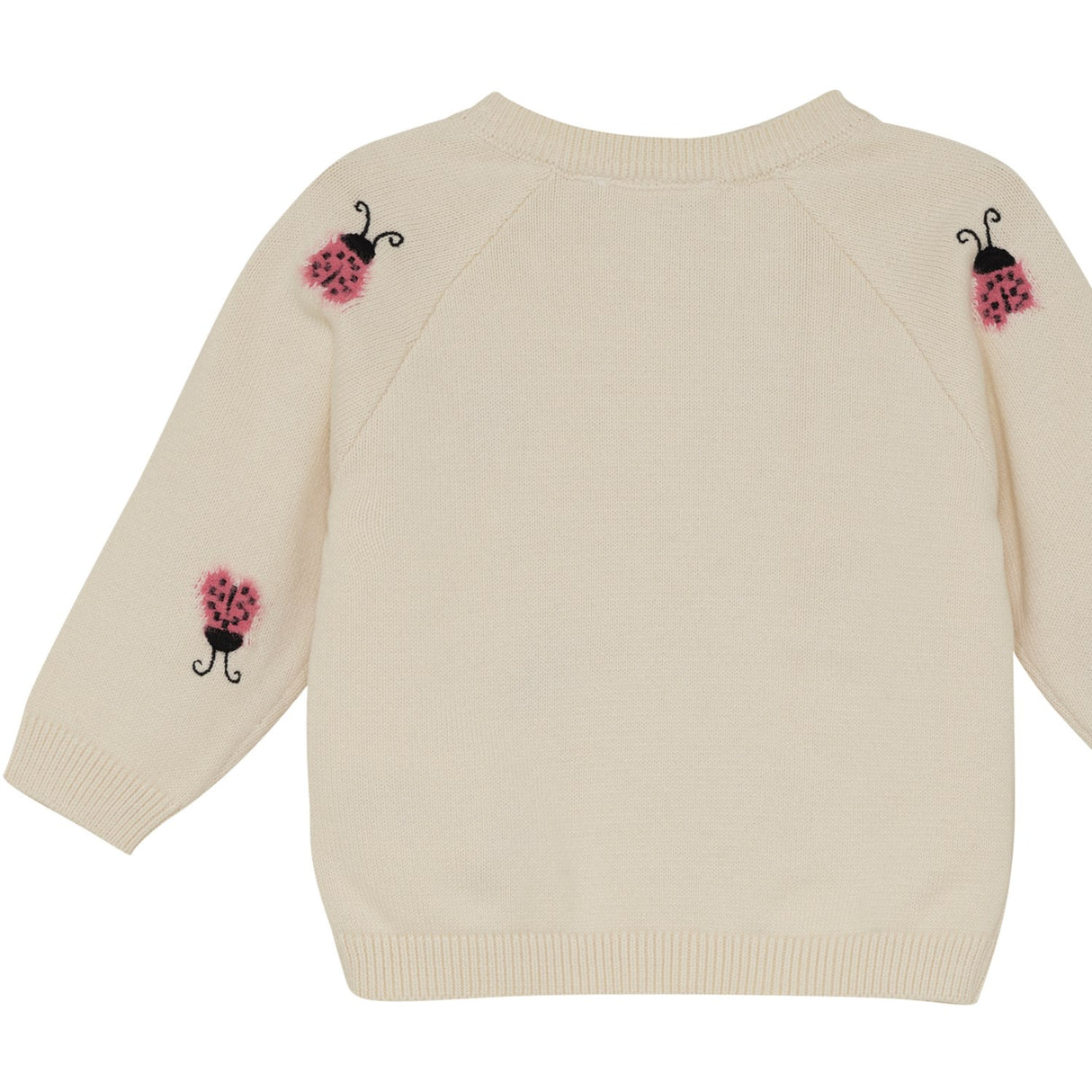 Minymo White Swan Cardigan Knit