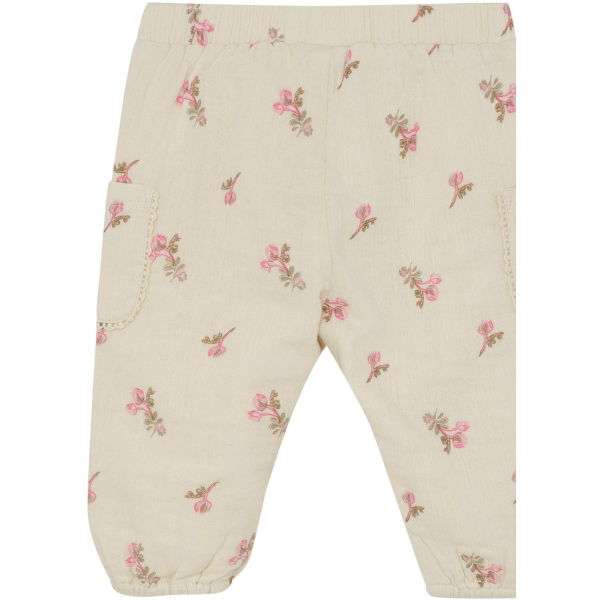 Minymo White Swan Pants Aop