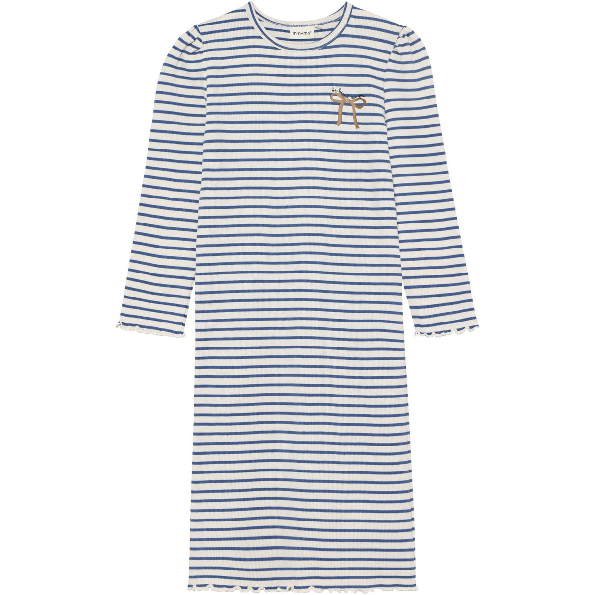 Minymo Dutch Blue Dress Ls Rib