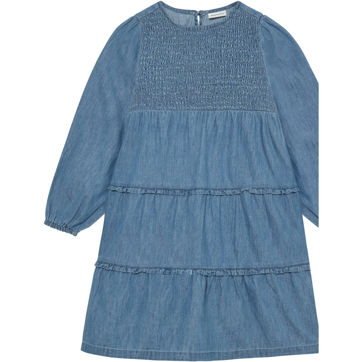 Minymo Faded Denim Dress Ls Chambray