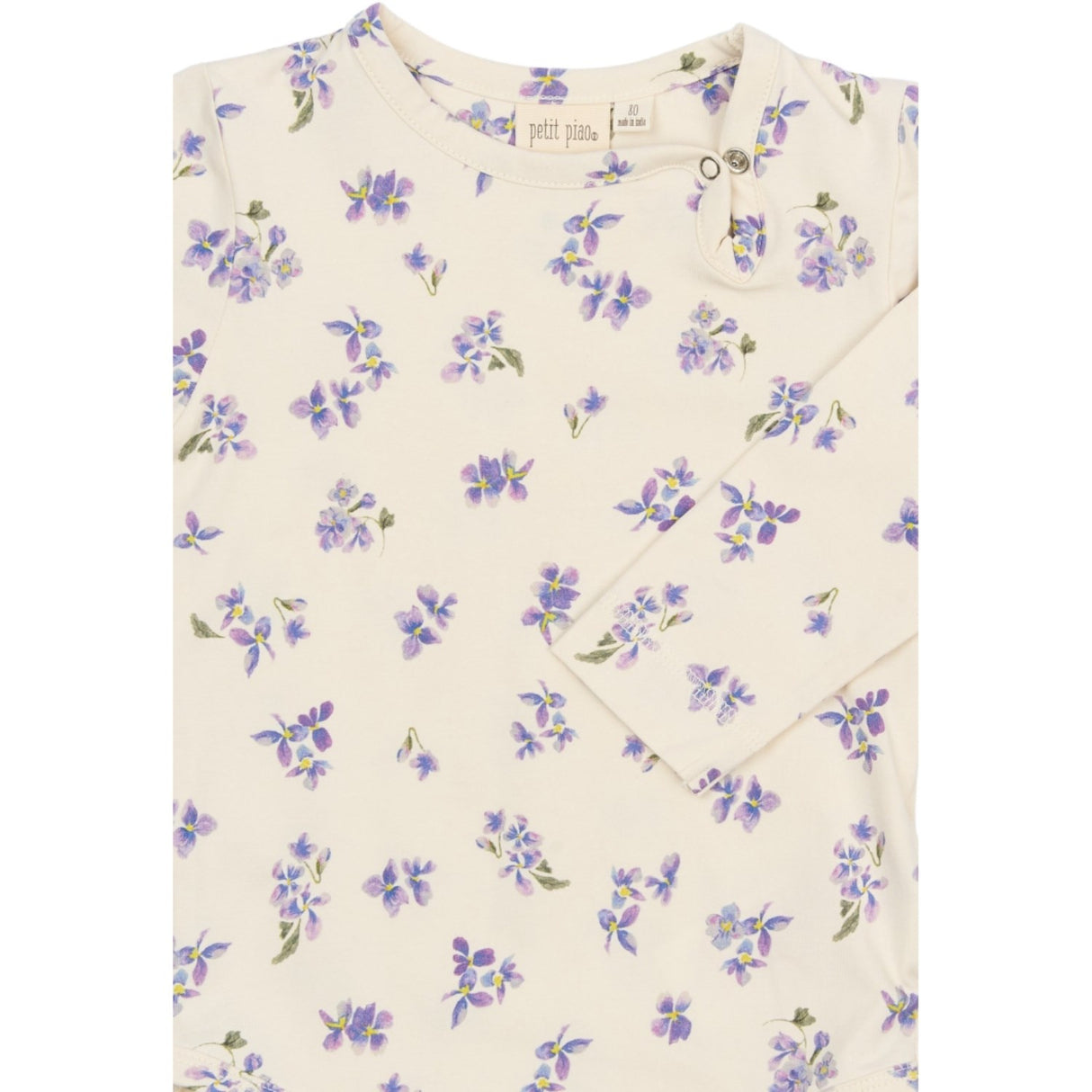 Petit Piao Eggnog Viola AOP PPStar L_S Body