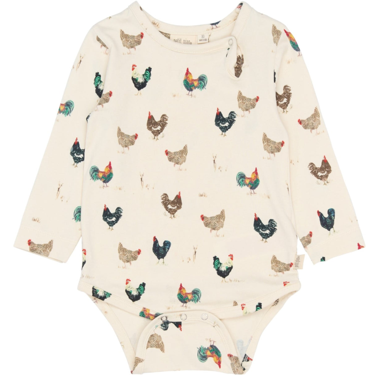 Petit Piao Eggnog Rooster AOP PPStar L_S Body