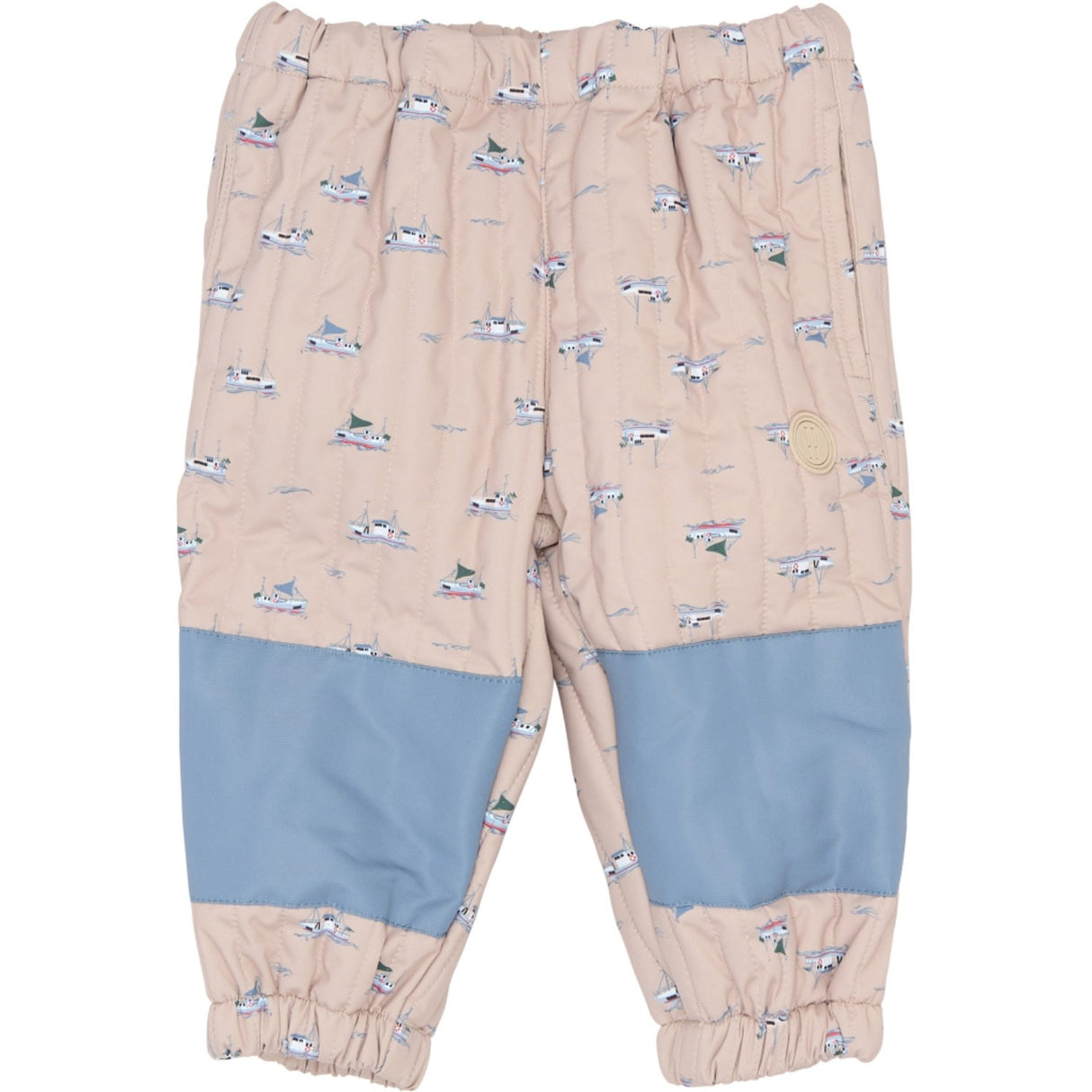 Petit Piao Oxford Tan Boat AOP PPEver Thermo Pants