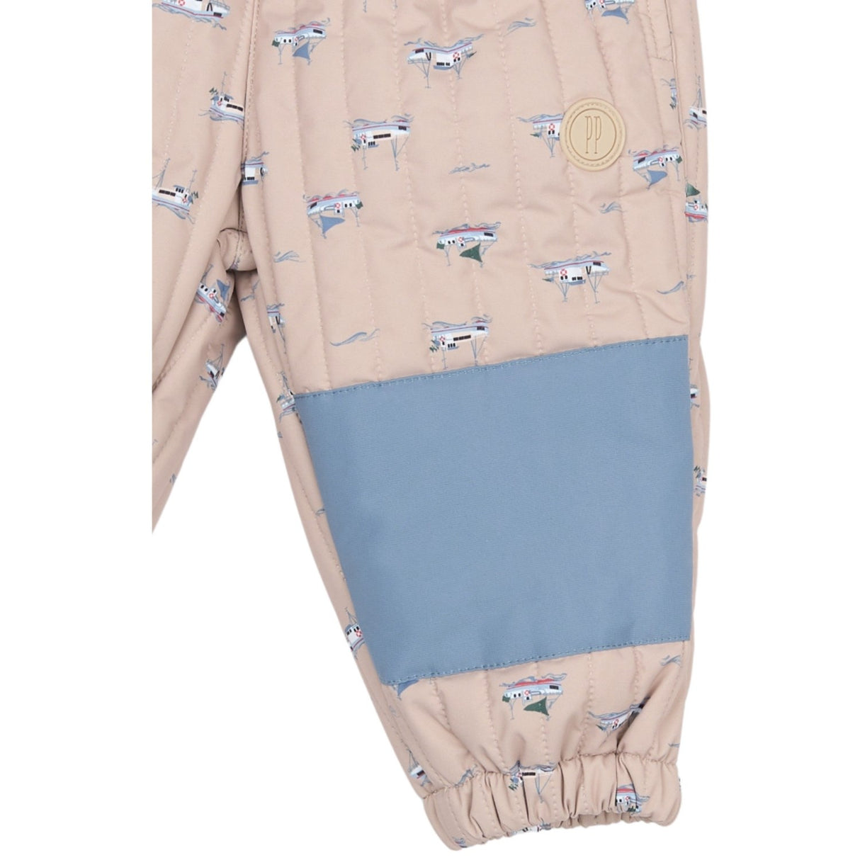 Petit Piao Oxford Tan Boat AOP PPEver Thermo Pants