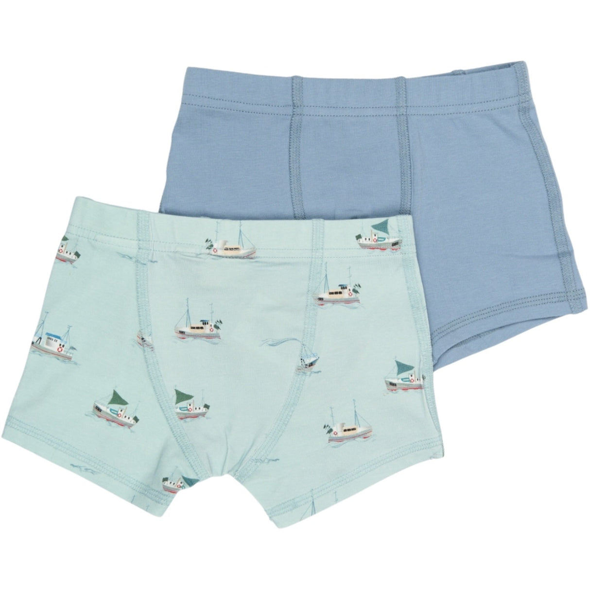 Petit Piao Illusion Blue Boat AOP PPStar Boxers 2-pack
