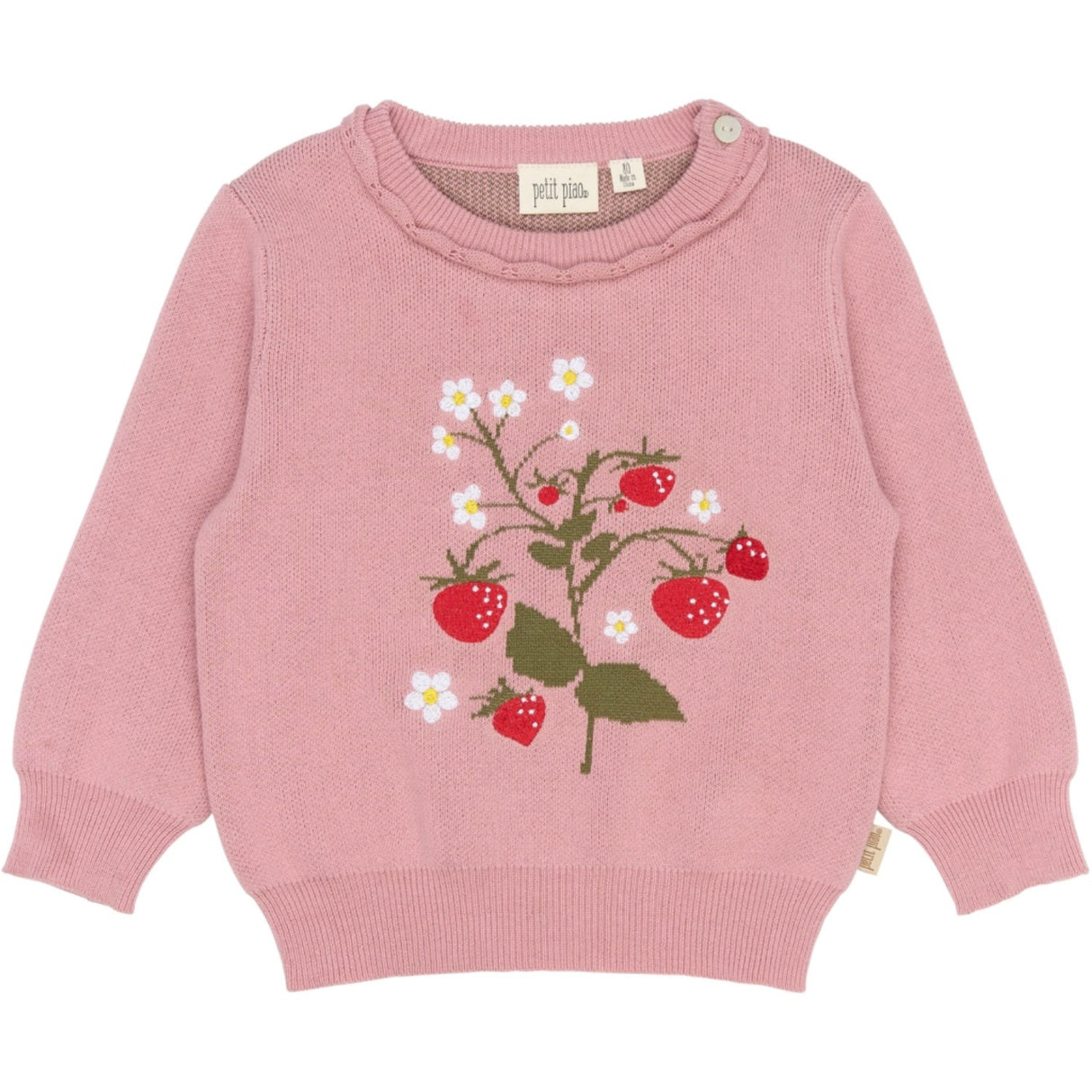 Petit Piao Dusty Rose PPEllen Knit Pullover