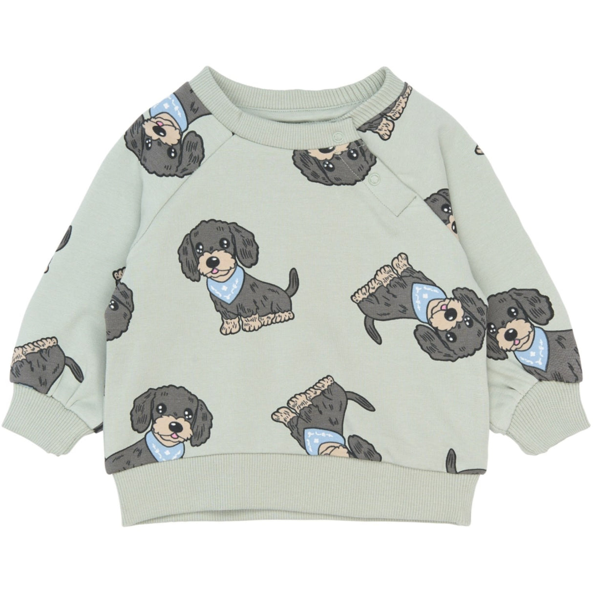 THE NEW Siblings Aqua Gray Aop Tnsbsofus Sweatshirt