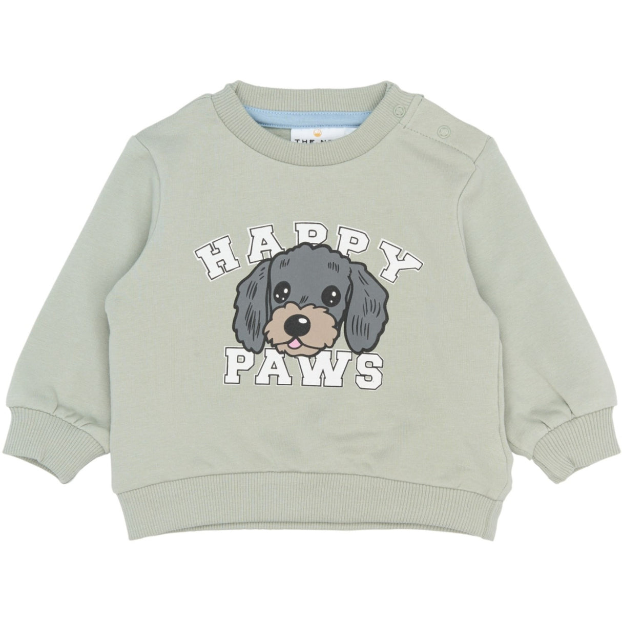 THE NEW Siblings Aqua Gray Tnsbsacarias Sweatshirt