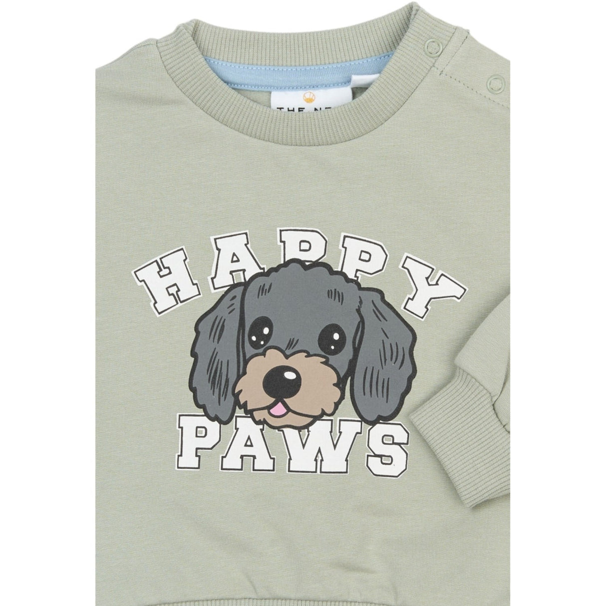 THE NEW Siblings Aqua Gray Tnsbsacarias Sweatshirt