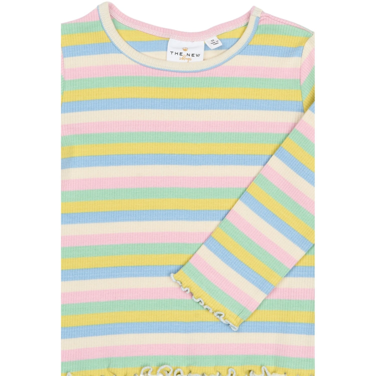 THE NEW Siblings Multi Striped Tnstsofia L_S Rib Tee