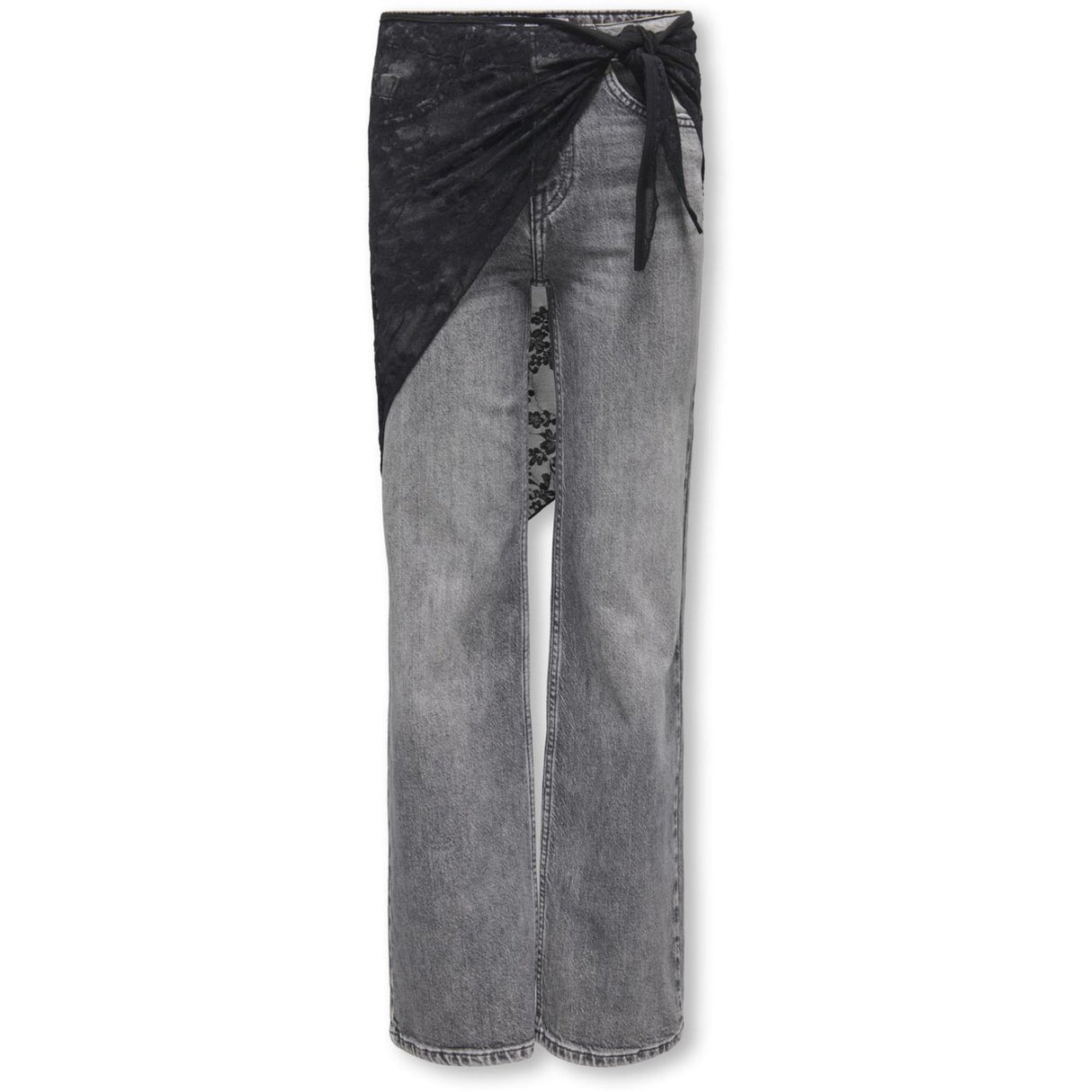 kids ONLY Black Triangle Kogrina Lace Skirt Scarf Jrs