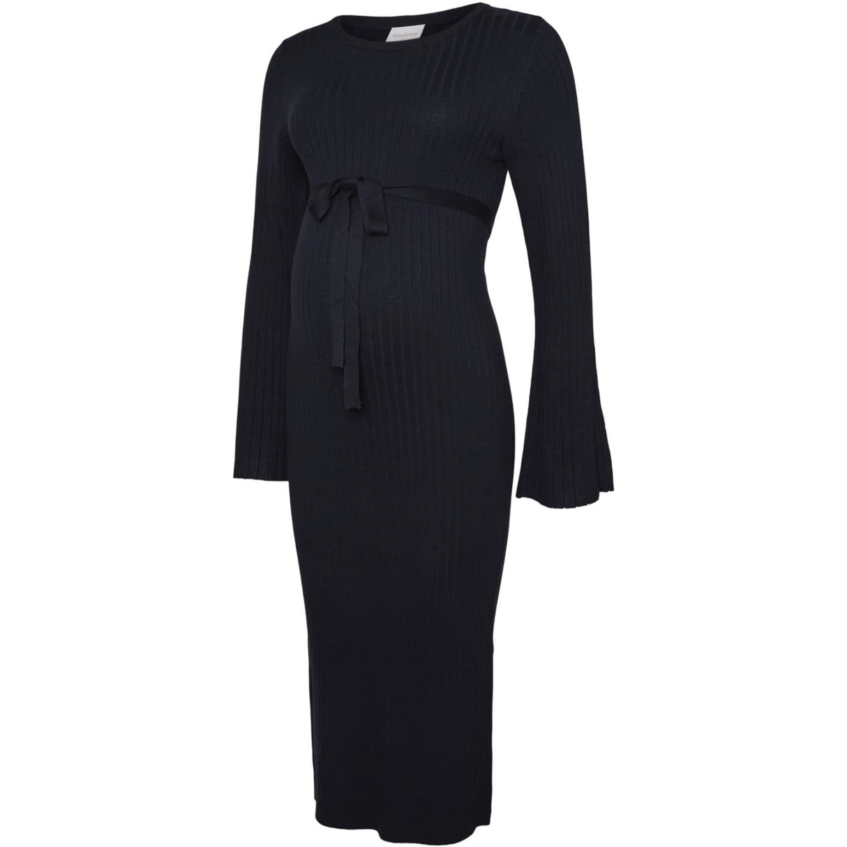Mama;licious Navy Blazer Mlnewsiv L/S Knit Midi Dress Noos