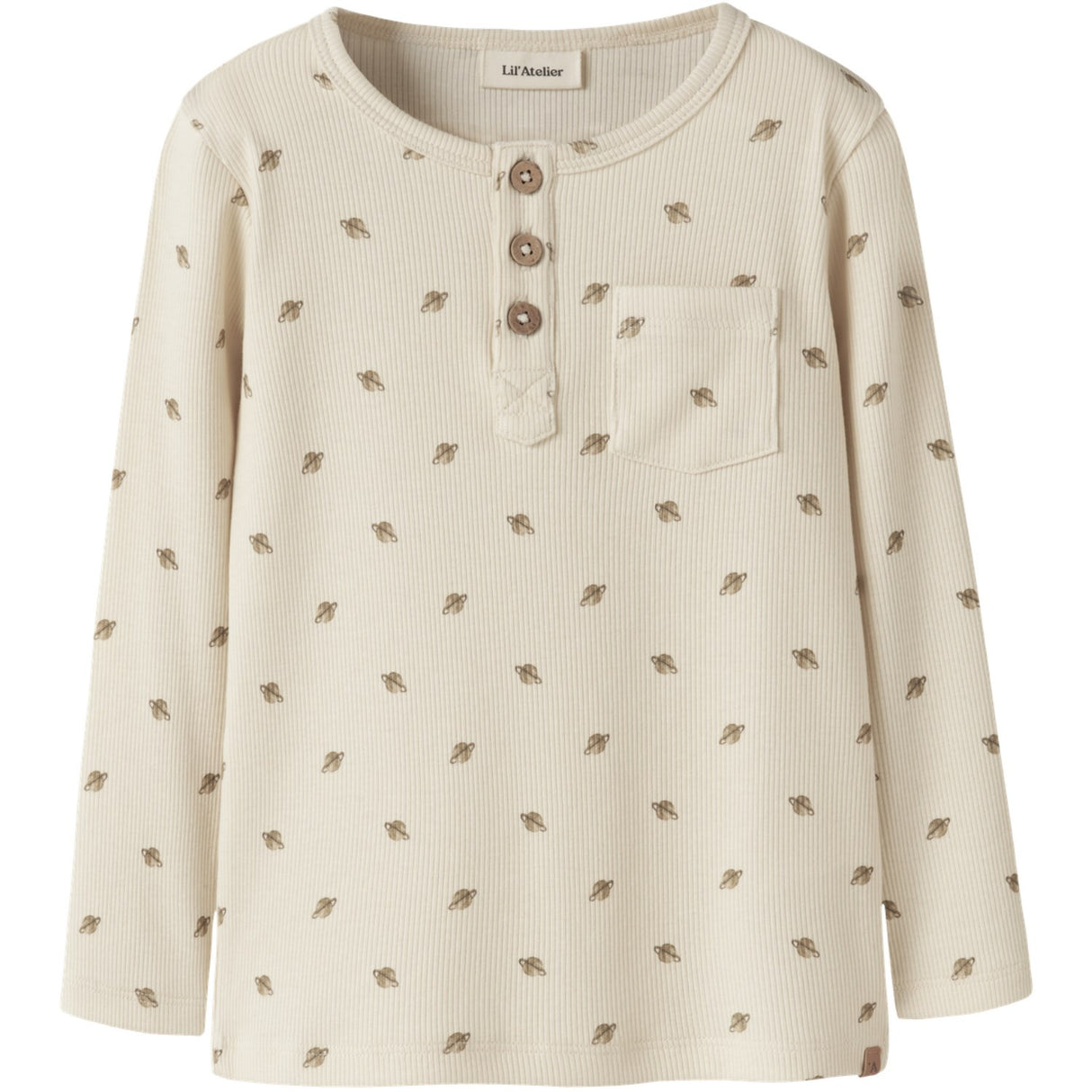 Lil'Atelier Turtledove Planets Nmmlavo Eno Slim Ls Top Lil
