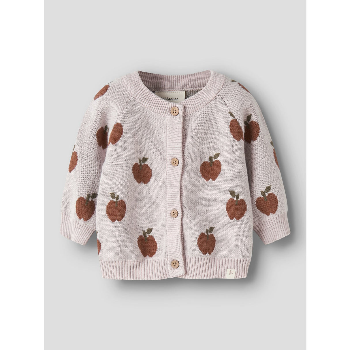 Lil'Atelier Hushed Violet Nbflulio Knit Card Lil Noos