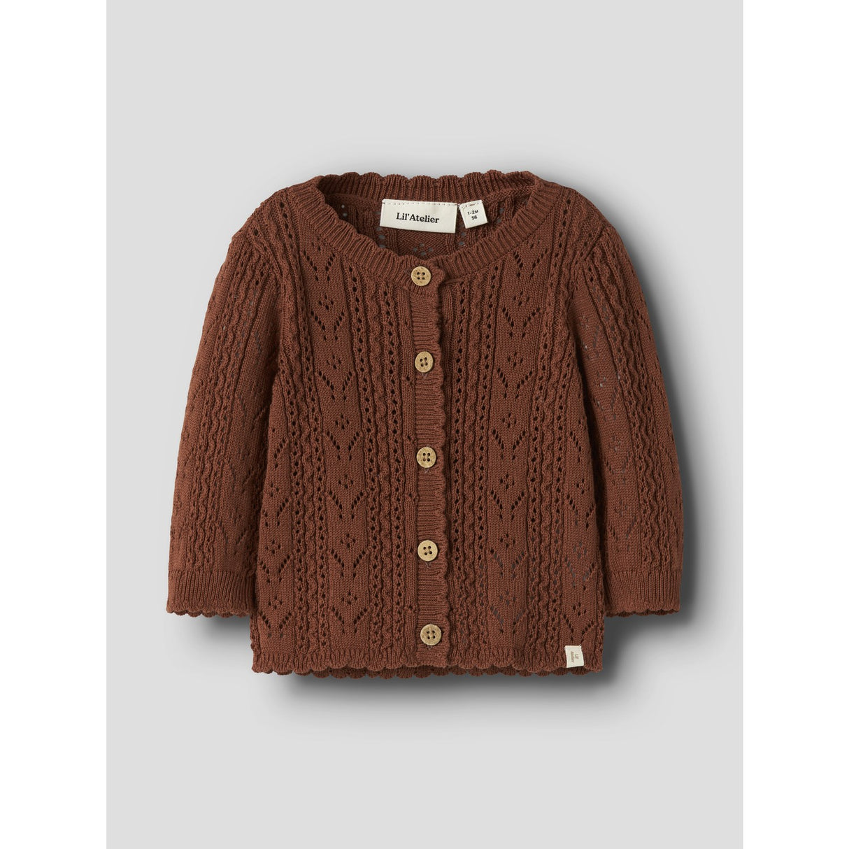 Lil'Atelier Maple Syrup Nbfkajsa Kas Ls Knit Card Lil