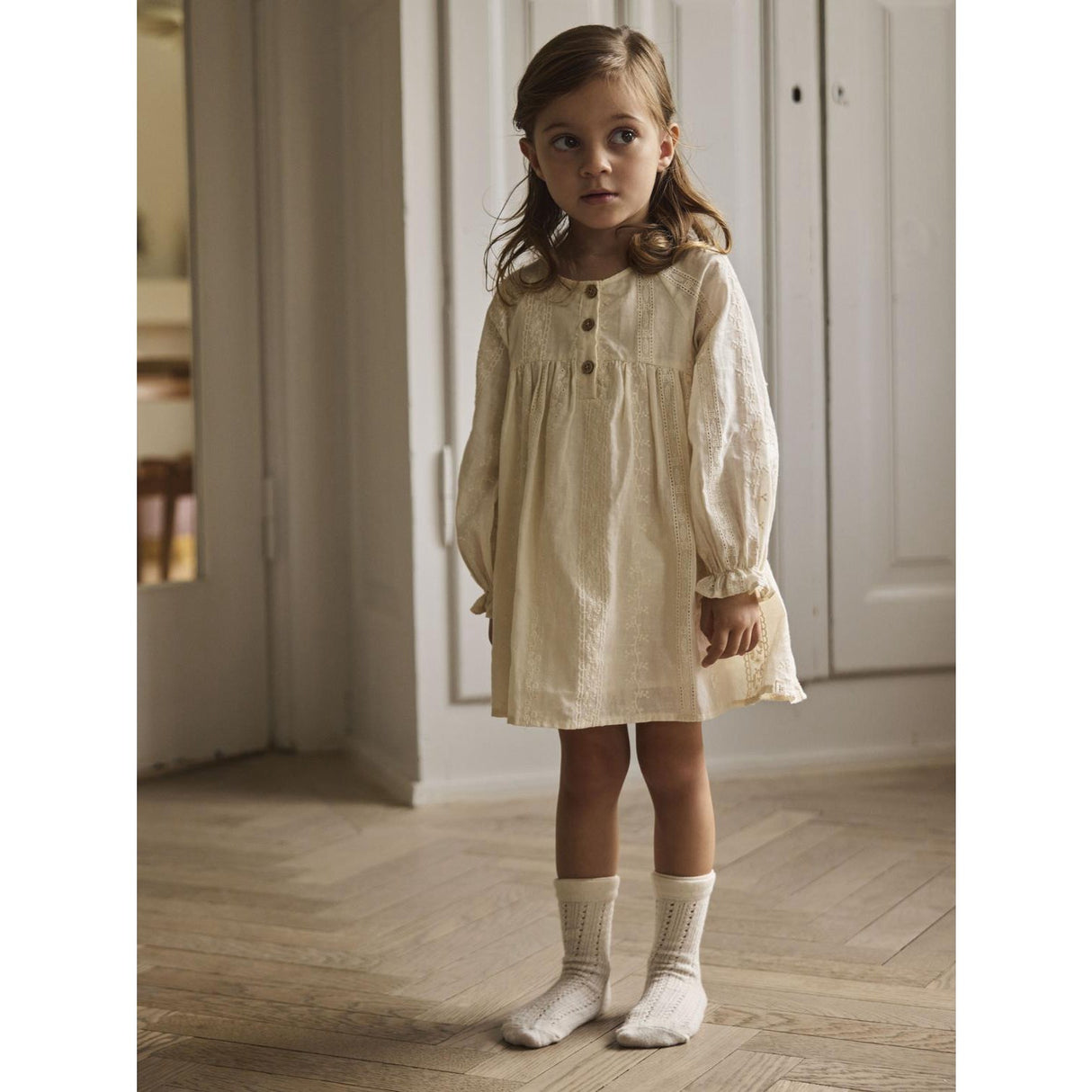 Lil'Atelier Turtledove Nmfloba Ls Loose Dress Lil
