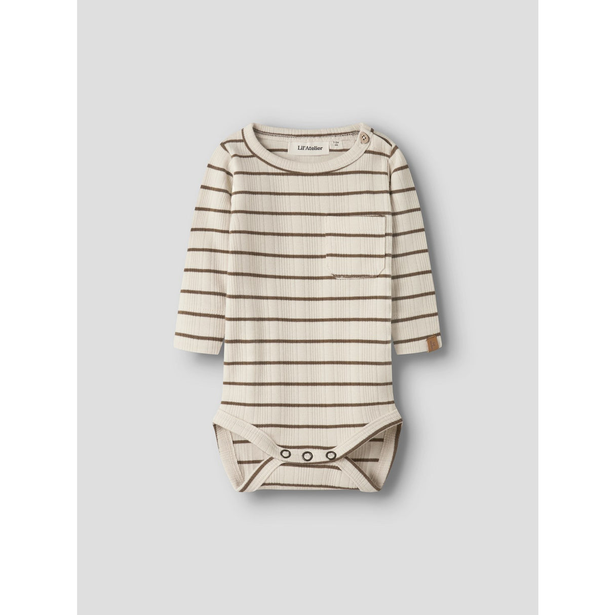 Lil'Atelier Turtledove Kangaroo Nbmkaby Ls Slim Body Lil