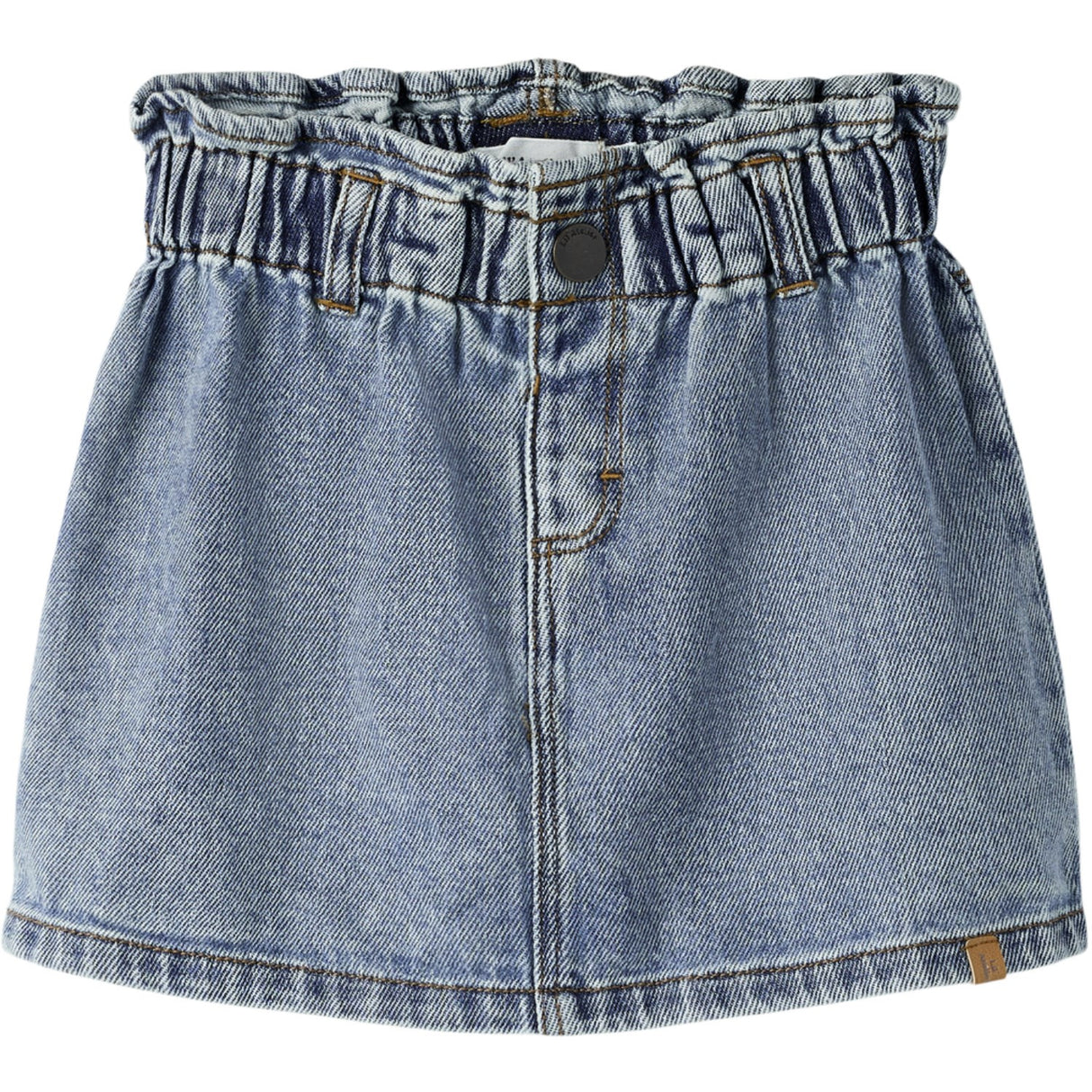 Lil'Atelier Medium Blue Denim Nmfkarole Dnm Skirt 2433-Cj Lil