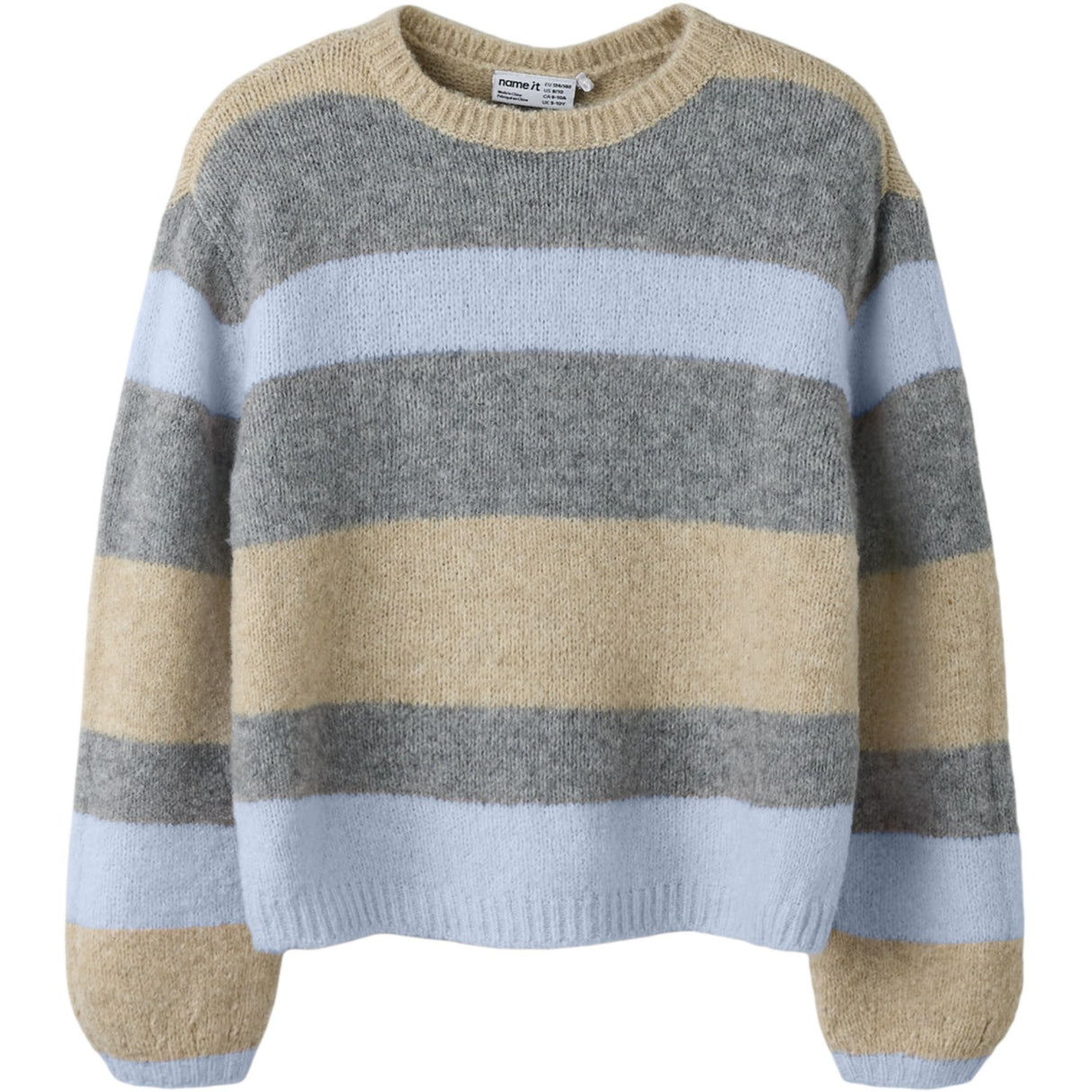 Name It Subdued Blue Nkfluci Ls Loose Knit