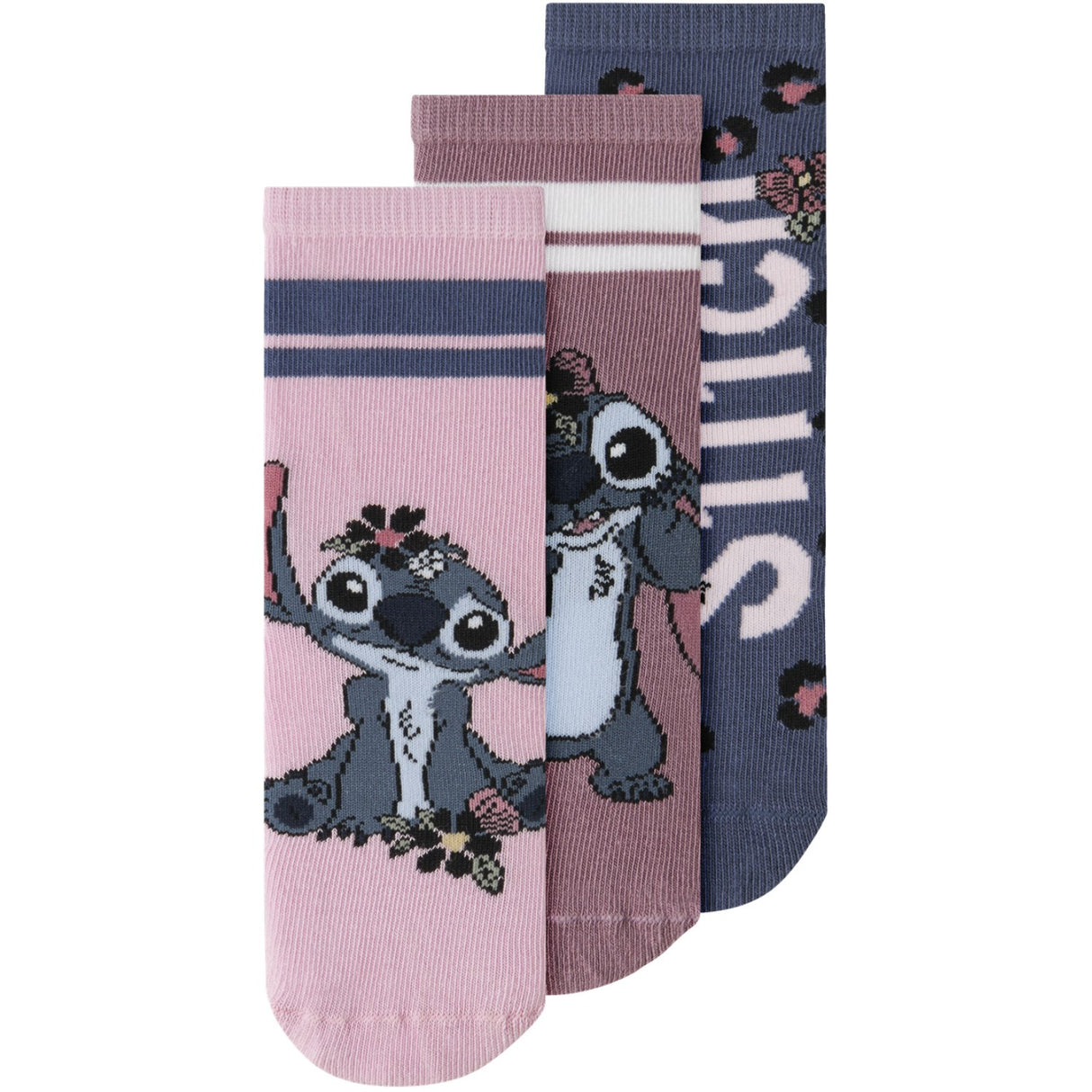 Name It Vintage Indigo Nmfjinea Stitch 3P Socks Wdi