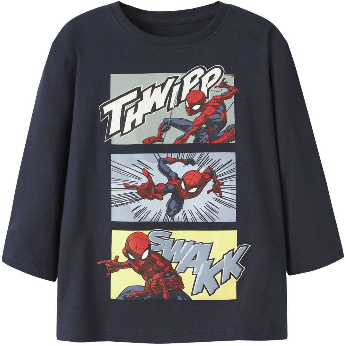 Name It Navy Blazer Nmmjarl Spider Ls Nreg Top Noos Mar