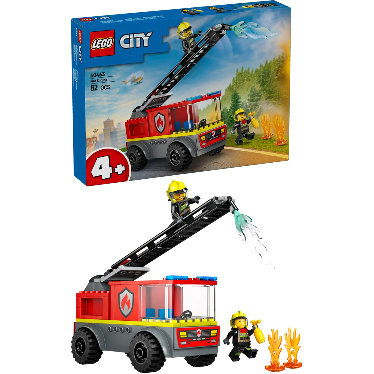 LEGO® City Fire - Brandbil Med Stige 60463