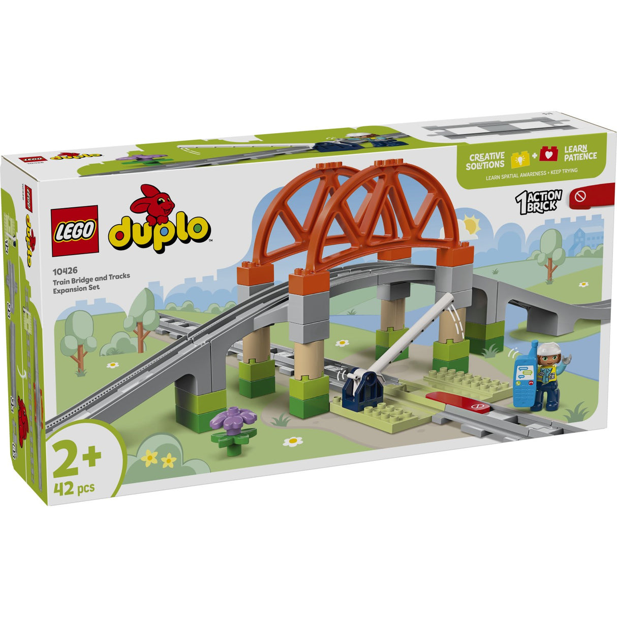 LEGO® DUPLO Town - Togbro And Spor – Udvidelsessæt 10426