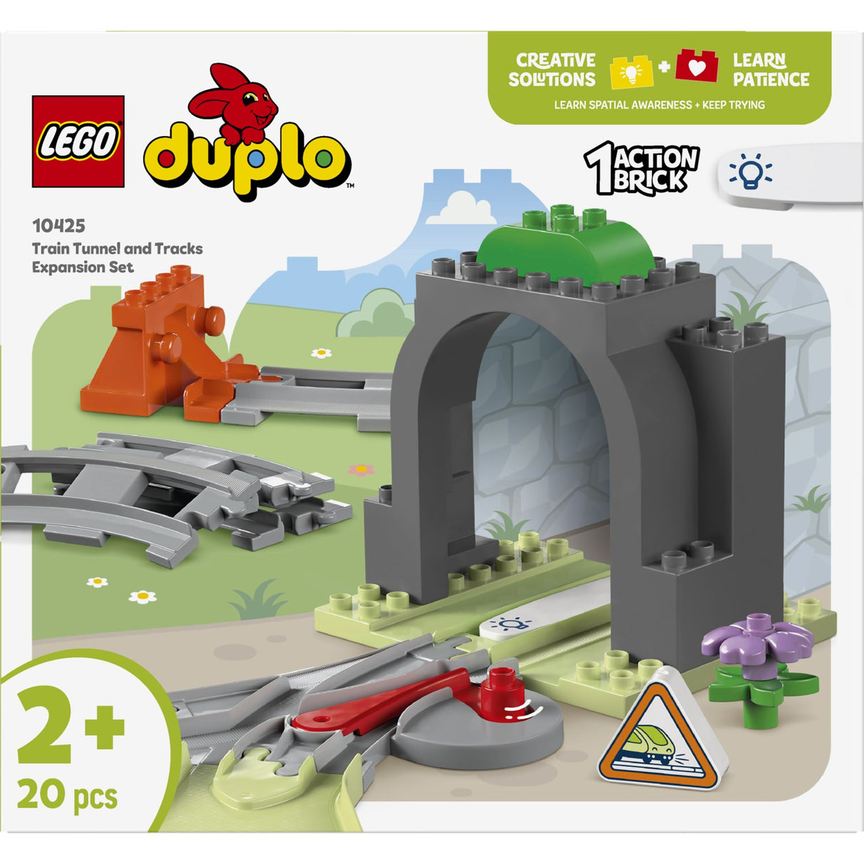 LEGO® DUPLO Town - Togtunnel And Spor – Udvidelsessæt 10425
