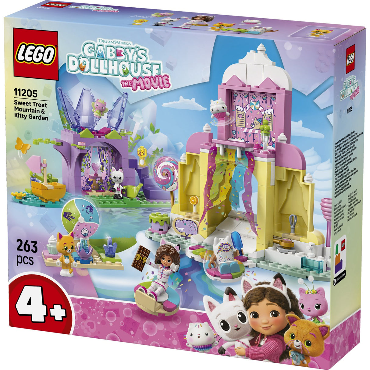 LEGO® Gabby's Dollhouse - Gane-guf-bjerget And Kattehaven 11205