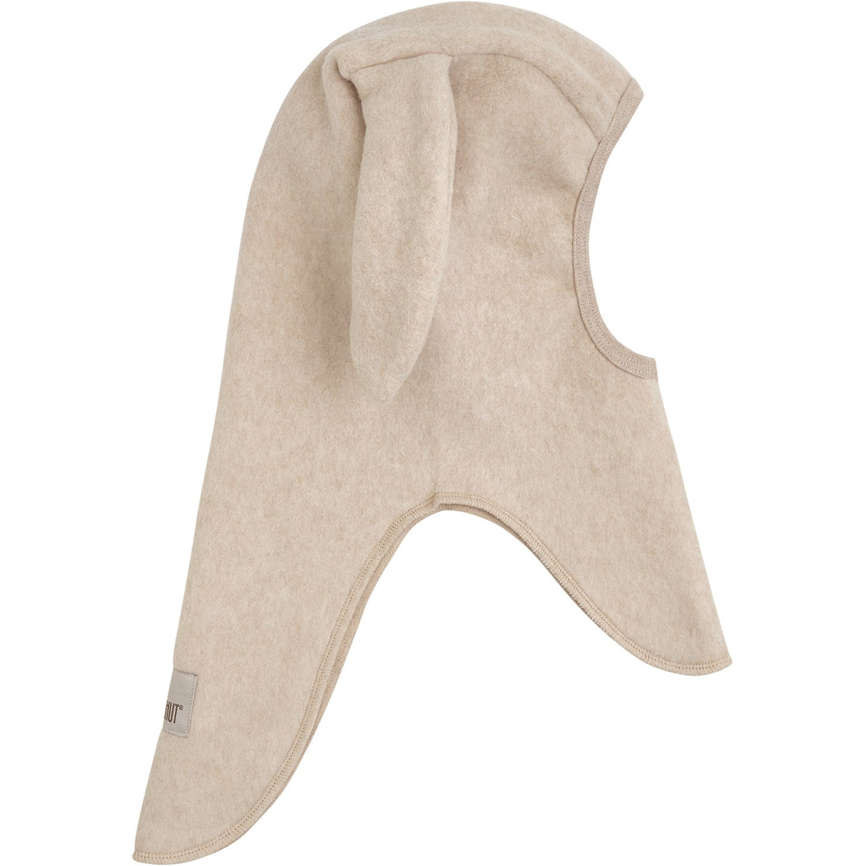 Huttelihut Camel Melange Balaclava Ears Cotton Fleece