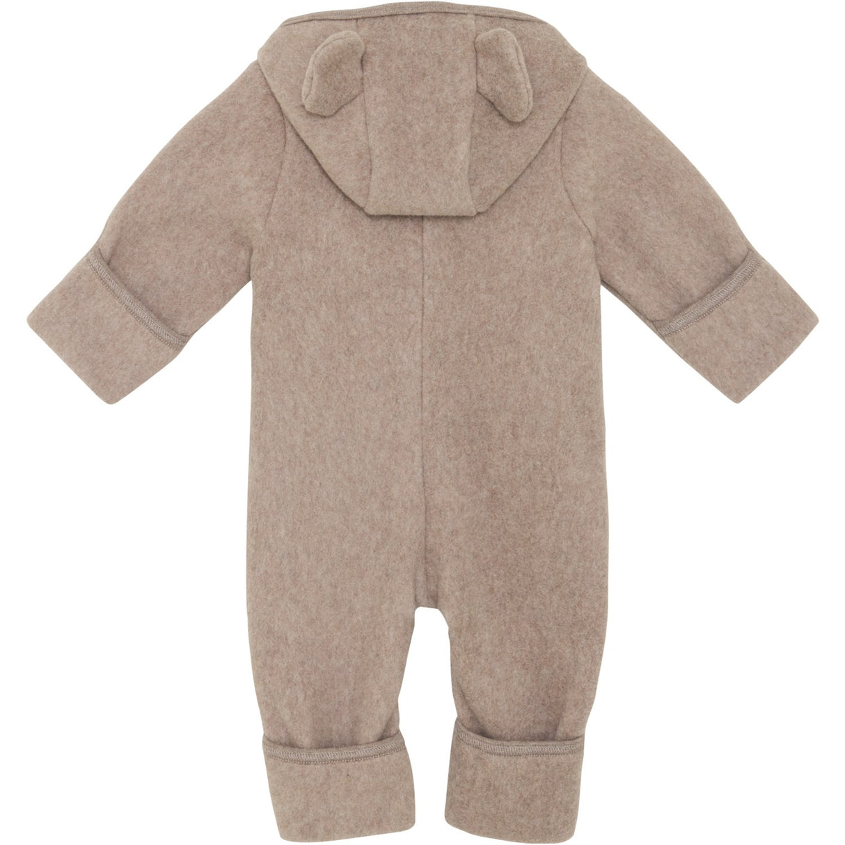 Huttelihut Savannah Melange Pram Suit Ears Cot. Fleece