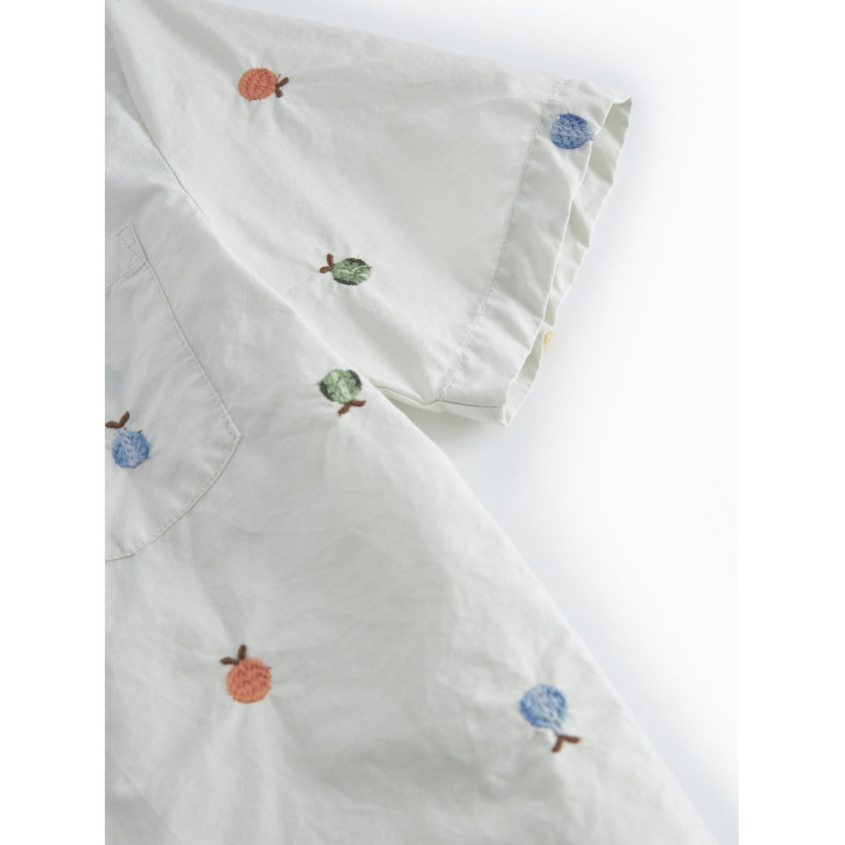 MarMar Poplin Fruit Emb Tage Shirt