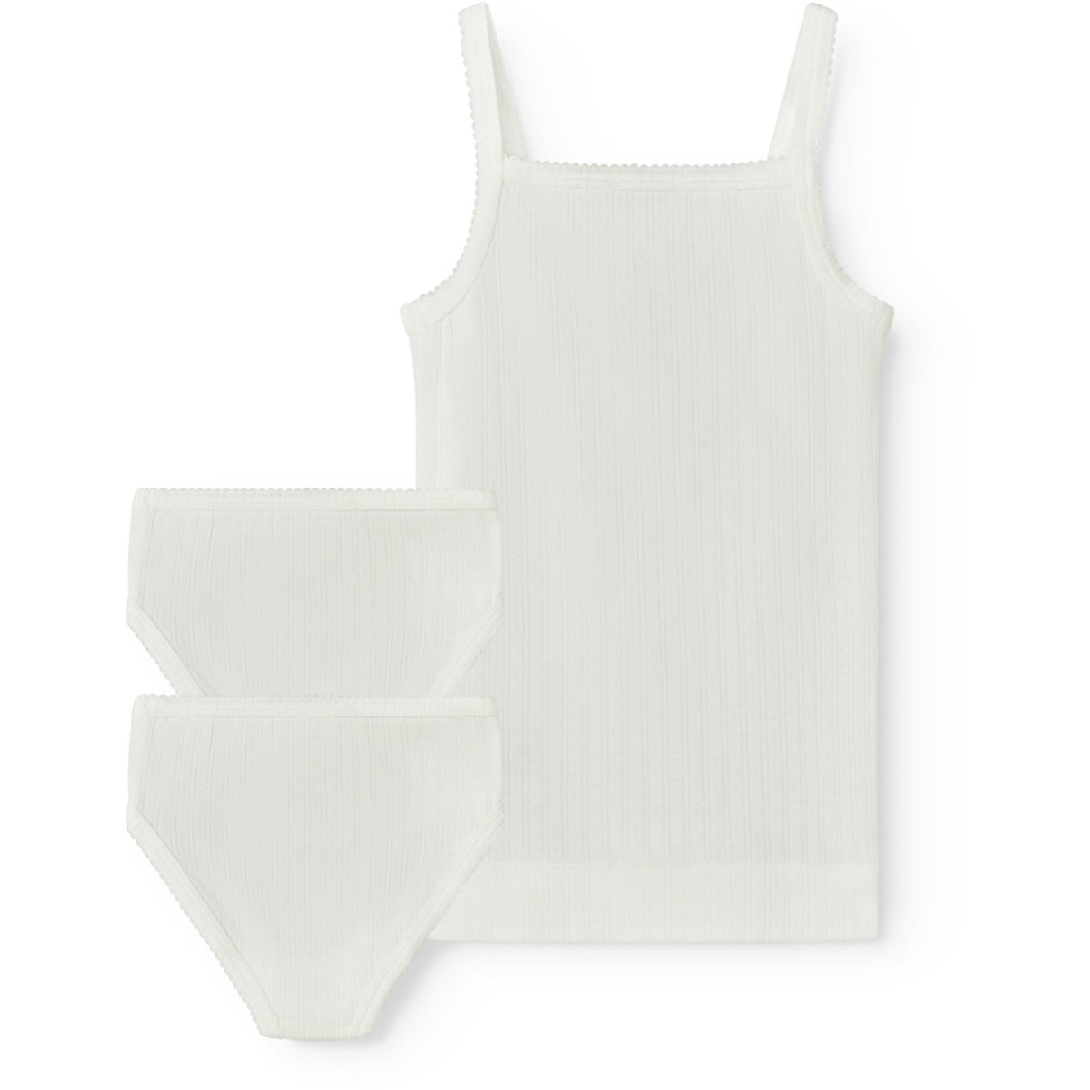 MarMar Modal Pointelle Gentle White Underwear Set