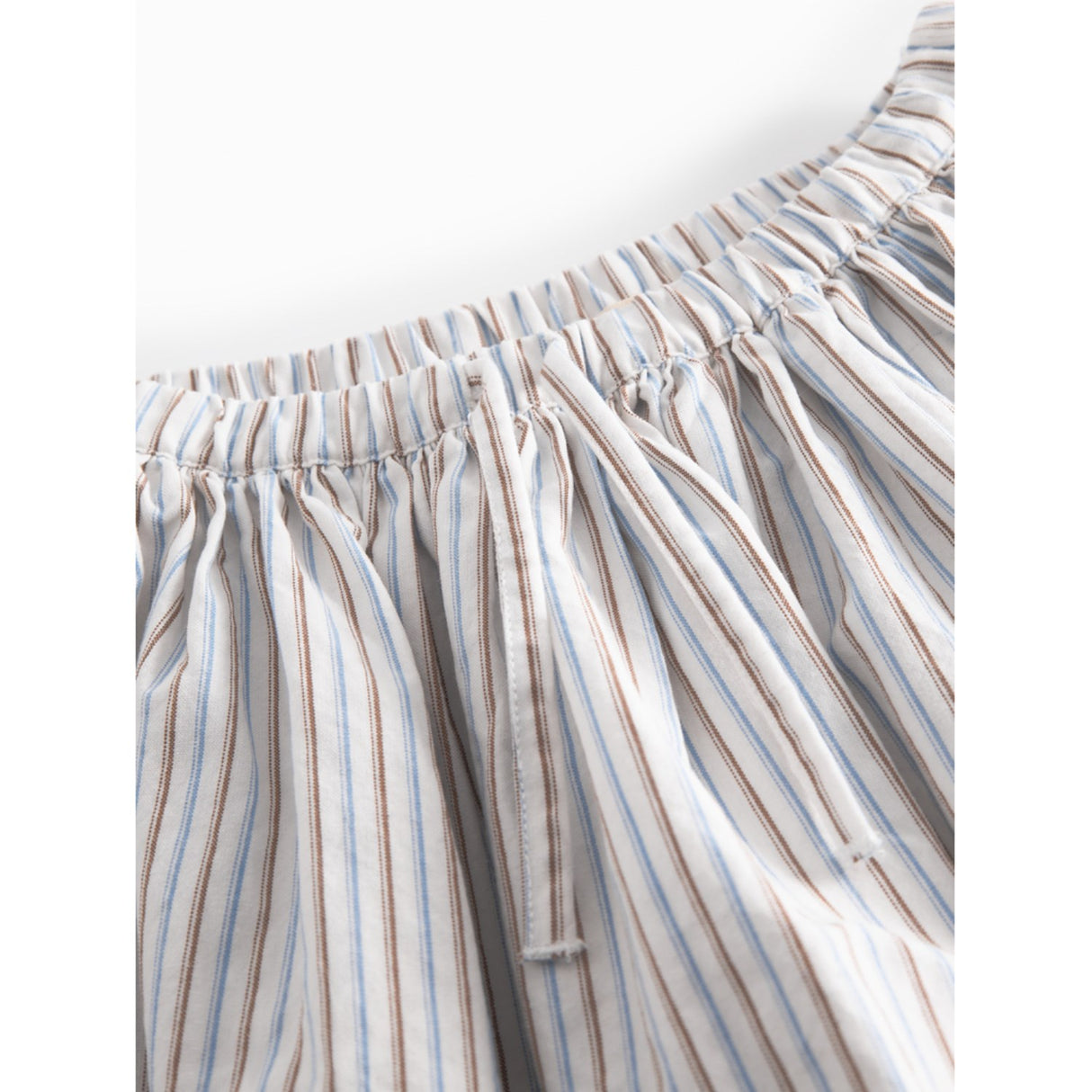 MarMar Cotton Blue Iris Stripe Sana Skirt