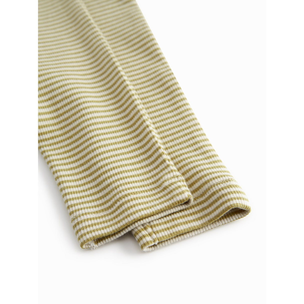 MarMar Newborn Modal Fine Rib Olive Stripe Piva Pants