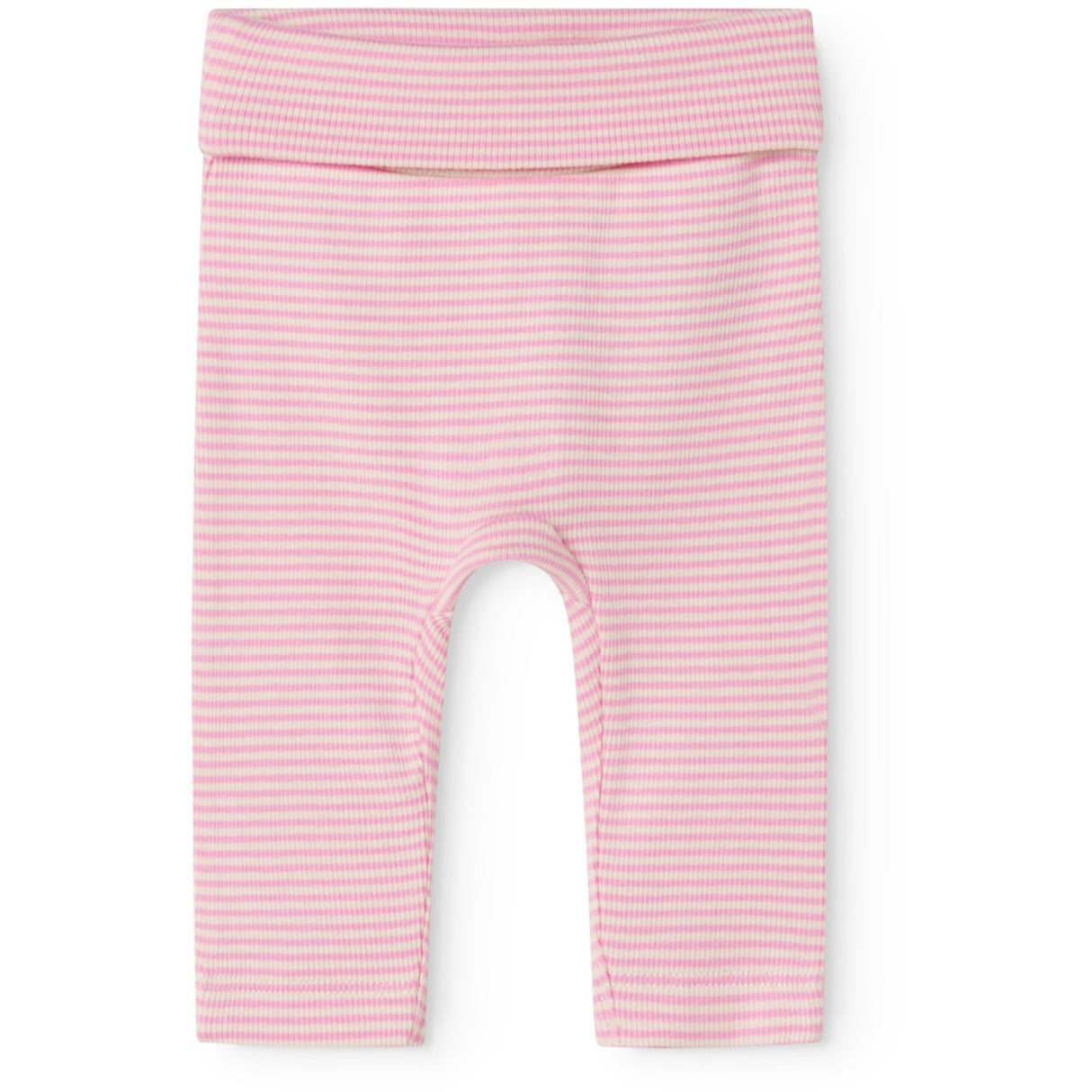 MarMar Newborn Modal Fine Rib Pink Stripe Piva Pants