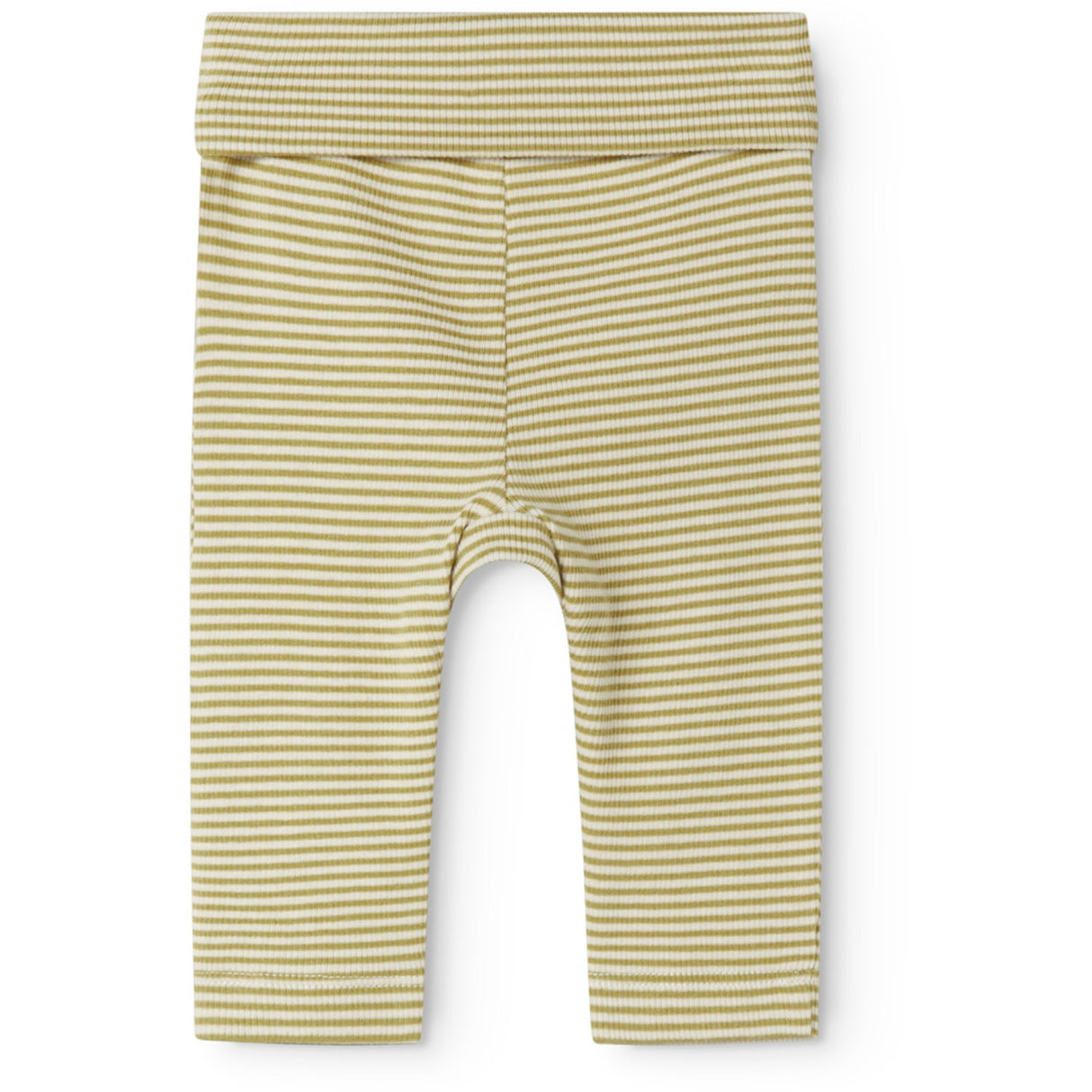 MarMar Newborn Modal Fine Rib Olive Stripe Piva Pants
