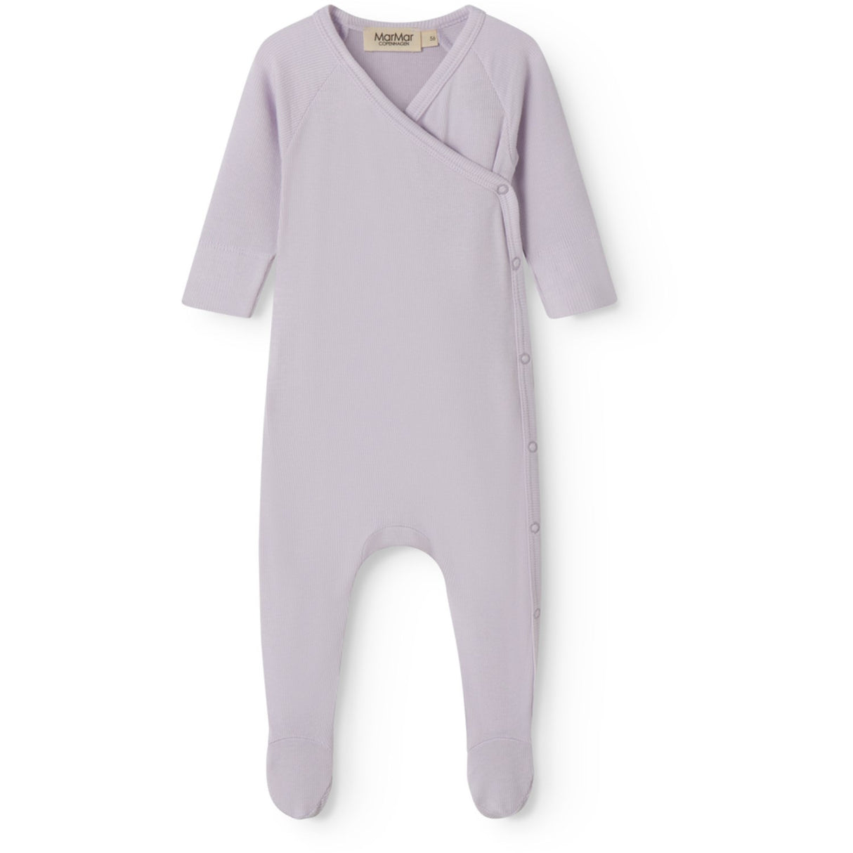 MarMar Newborn Micro Modal Sweet Violet Rubello Onesie