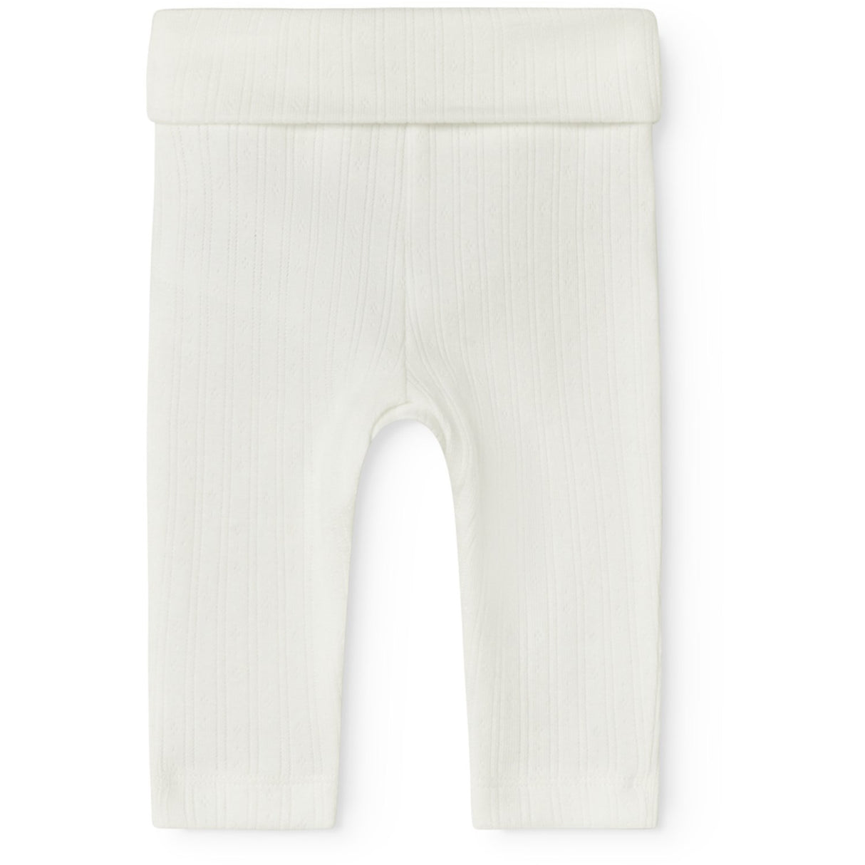 MarMar Newborn Modal Pointelle Gentle White Piva Pants