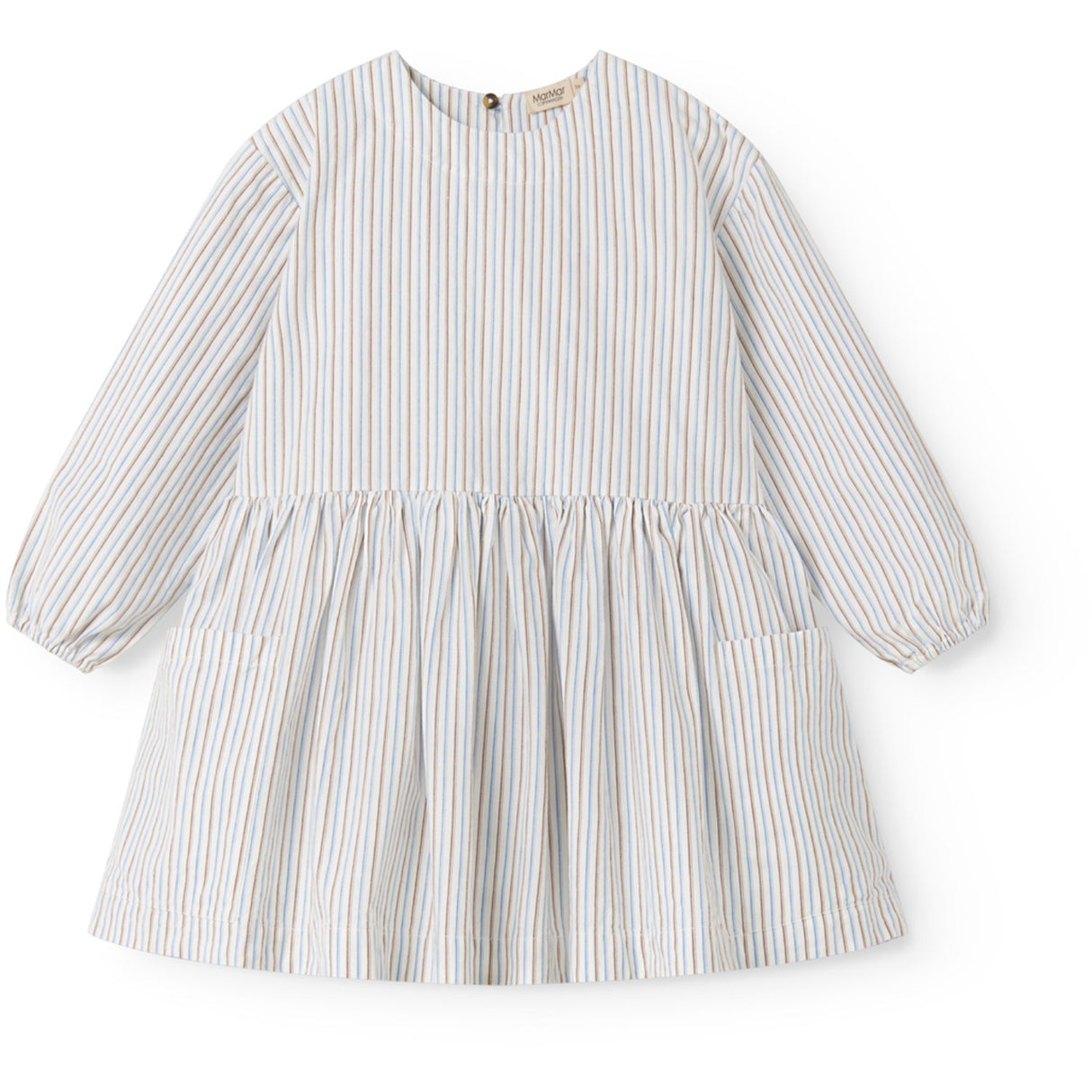 MarMar Cotton Blue Iris Stripe Dagmary Dress