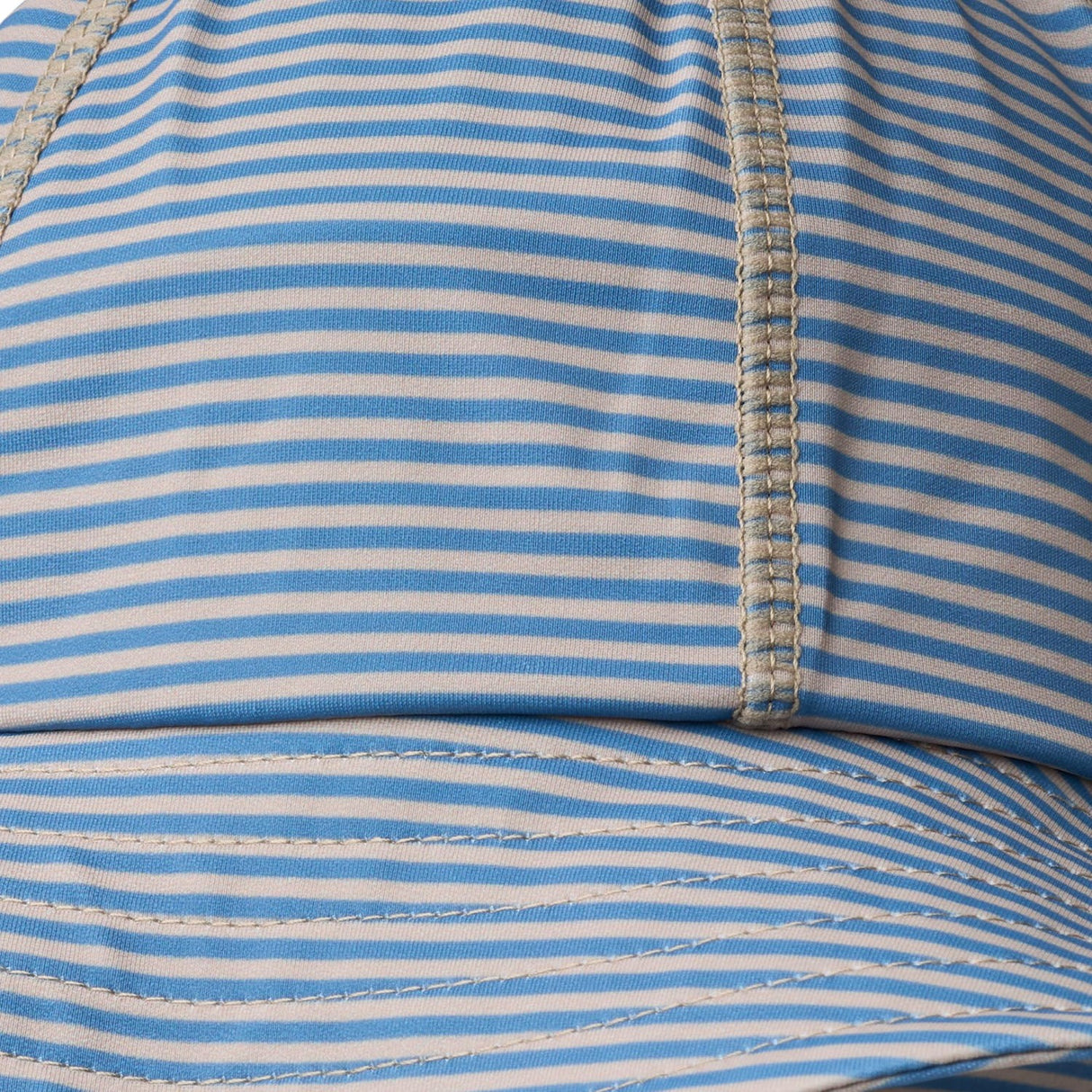 Wheat Blue Swim Stripe UV Sun Hat Bora