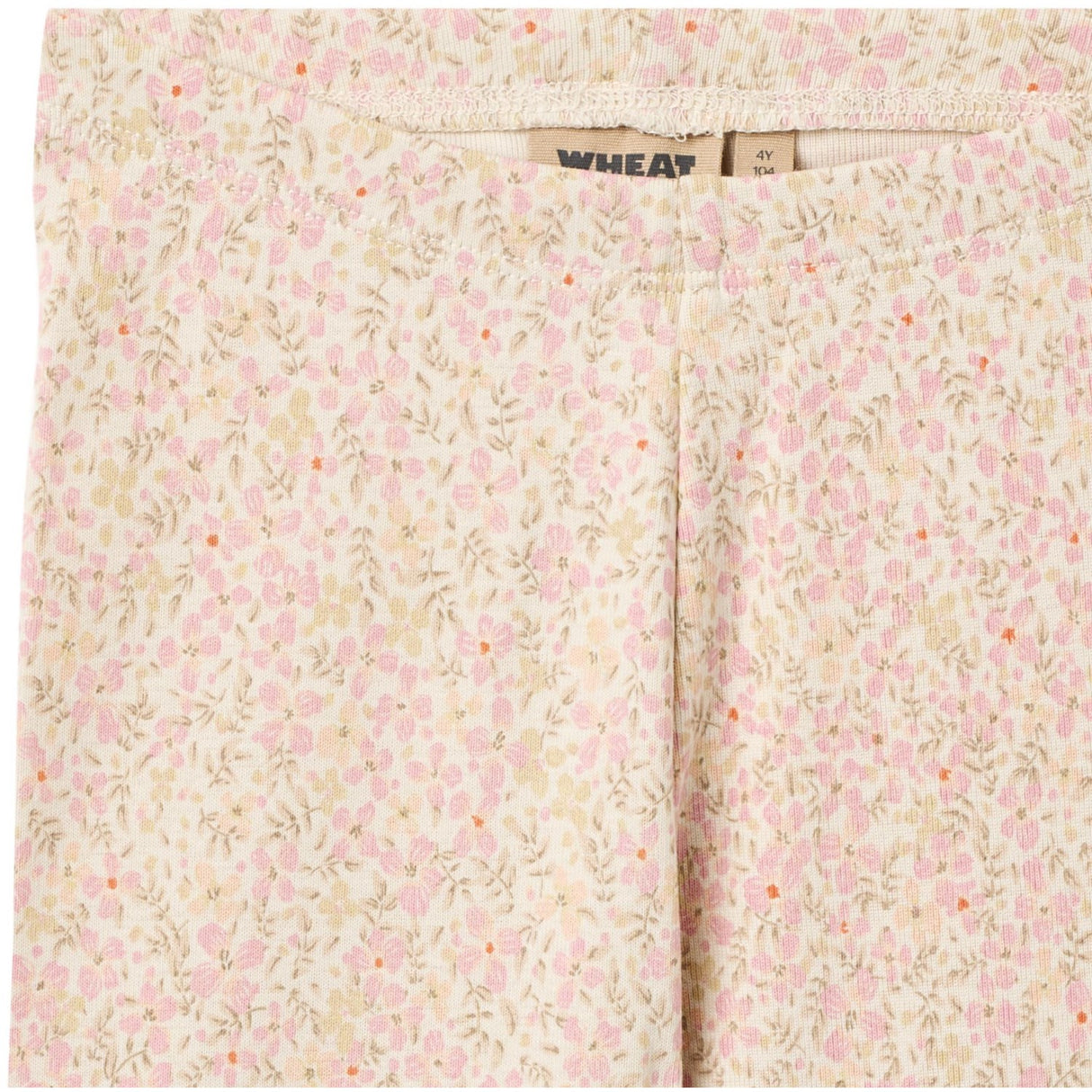 Wheat Coral Flowers Jersey Leggings Jules